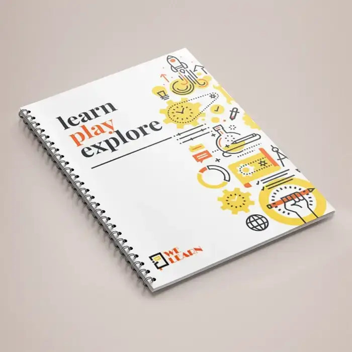 Wiro bound booklet printing, 40 pages — A6, A5, A4 or 148mm square, from £91