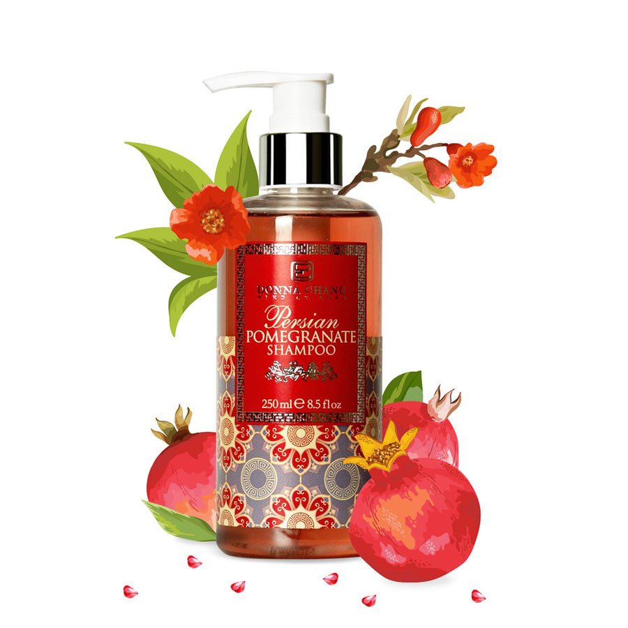 Rich, luxurious pomegranate shampoo that invigorates and energizes the scalp while cleansing and protecting hair.
