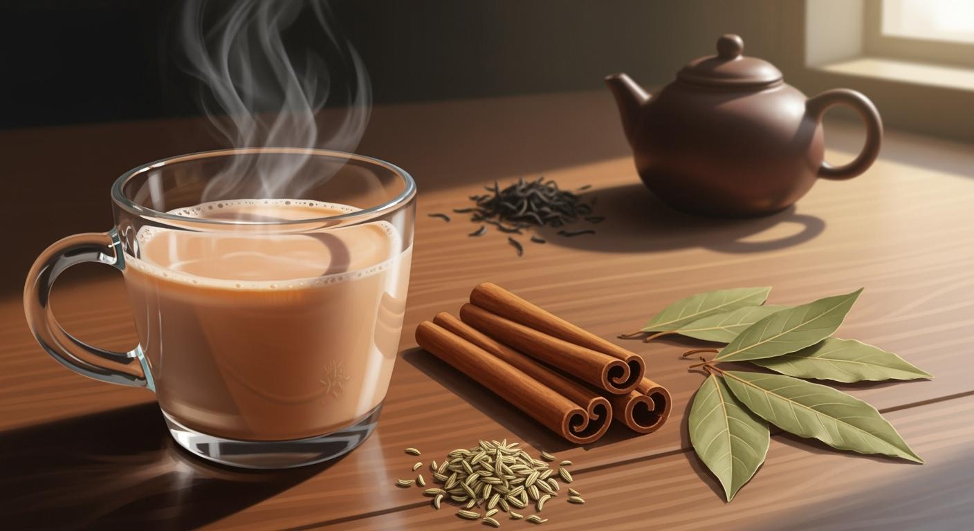 桂皮 香葉 小茴香煮奶茶？中式香料變身暖笠笠飲品