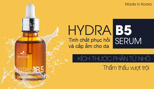 Serum Dưỡng Ẩm Phục Hồi Da GoodnDoc Hydra B5 30ml