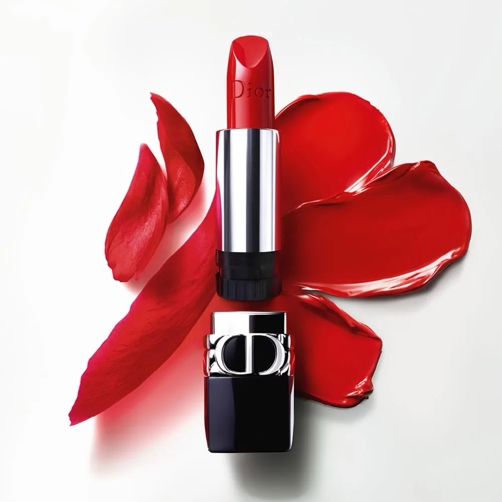 Rouge Dior Recharge de rouge à lèvres aux 4 finis couture satin mat  métallique  velours 458 Paris  Satin  Beauty Success