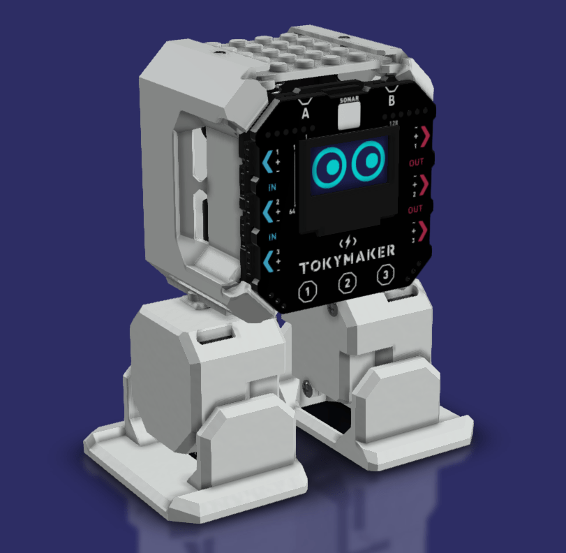 downloadable and printable 3D model of our cuttest robot