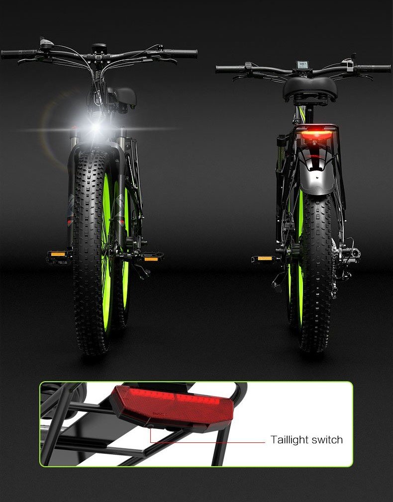 Built-in LCD bike computer