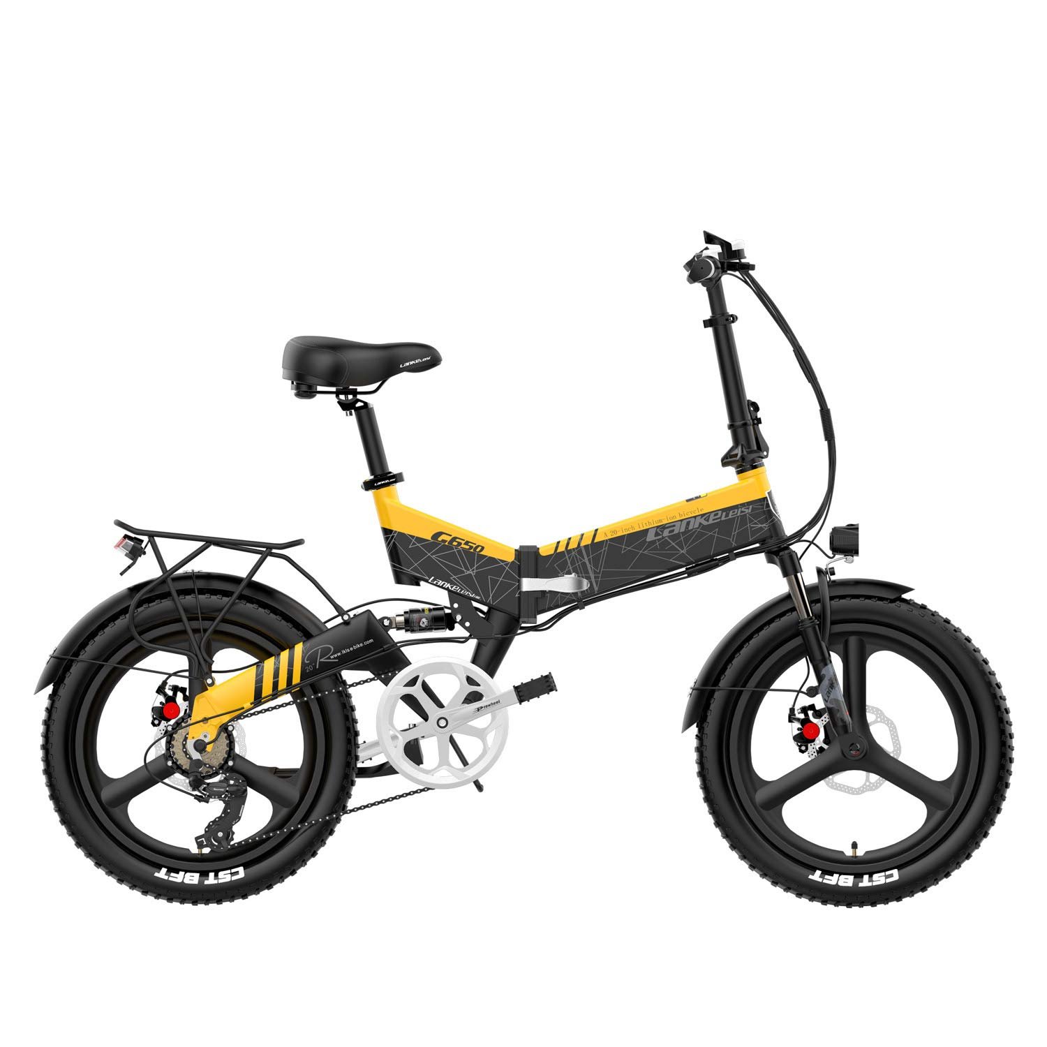 LANKELEISI G650 Portable 20 Inch Folding Electric Bike