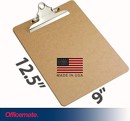 Get Organized with the Officemate Recycled Clipboard: Perfect for Home or Office Use!