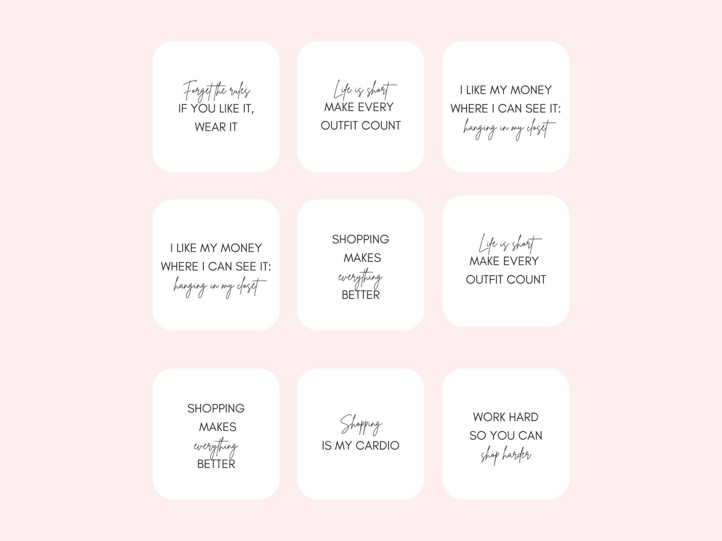35 Fashion Instagram Quotes, Fashion Blogger Quotes, Boutique Instagram QuotesThese Fashion Inst…