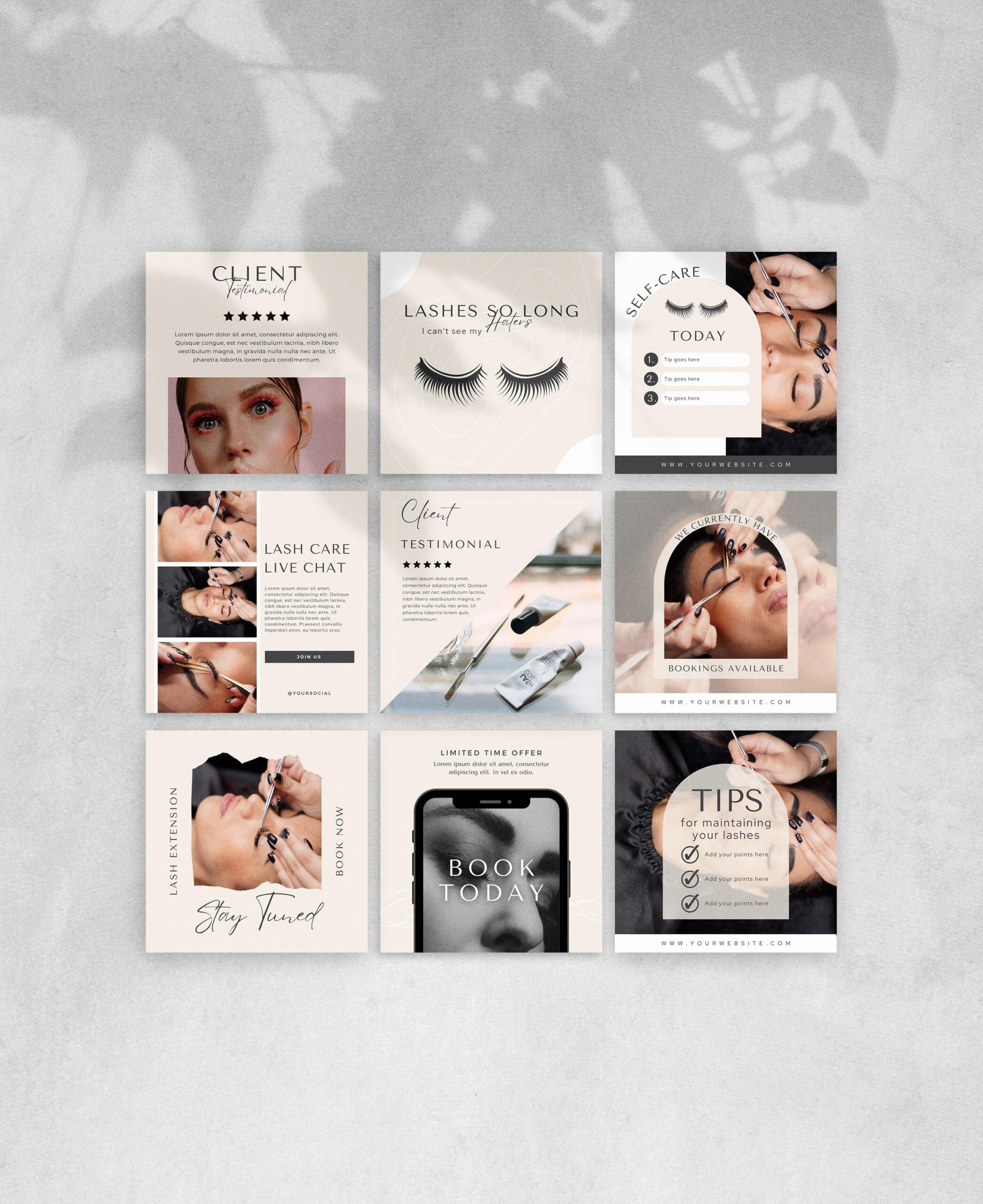 Buy LashTech Instagram Posts on Nittsy.com - Digital Products Marketplace