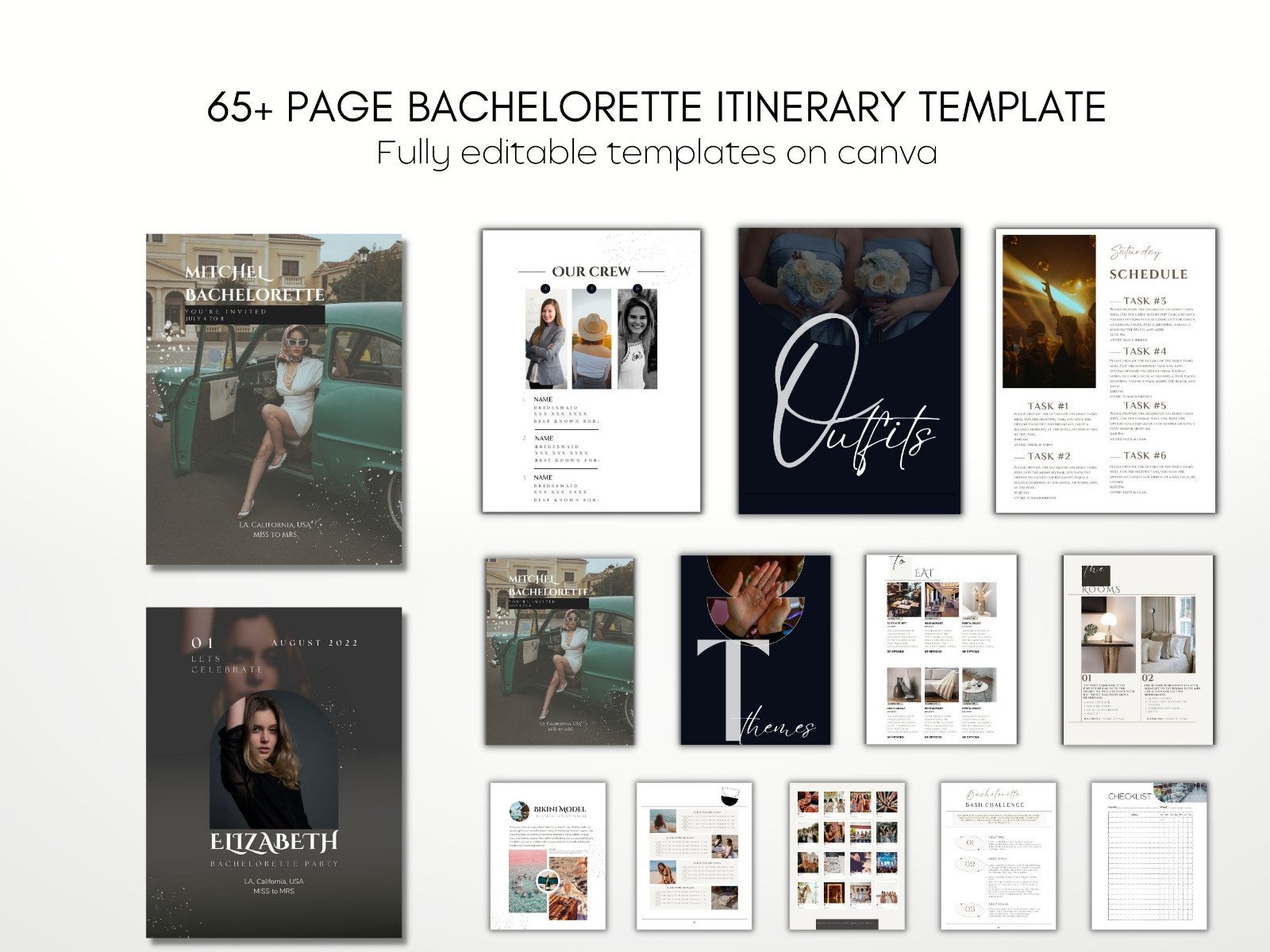 Introducing our fabulous Bachelorette Itinerary Template, designed to make your bachelorette par…