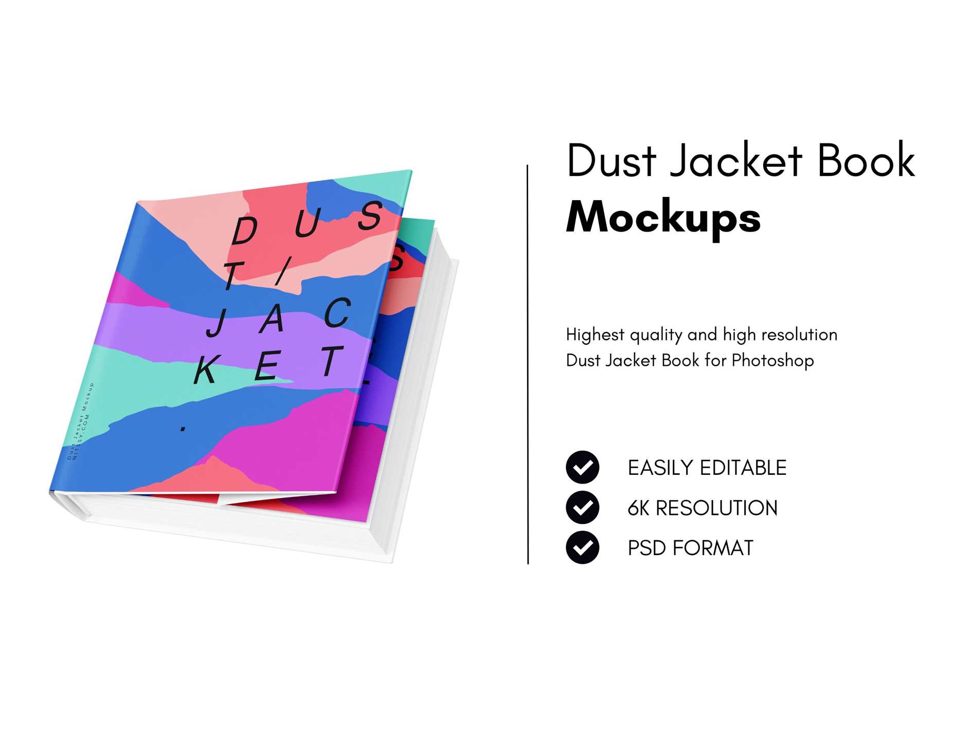 Dust Book Mockup