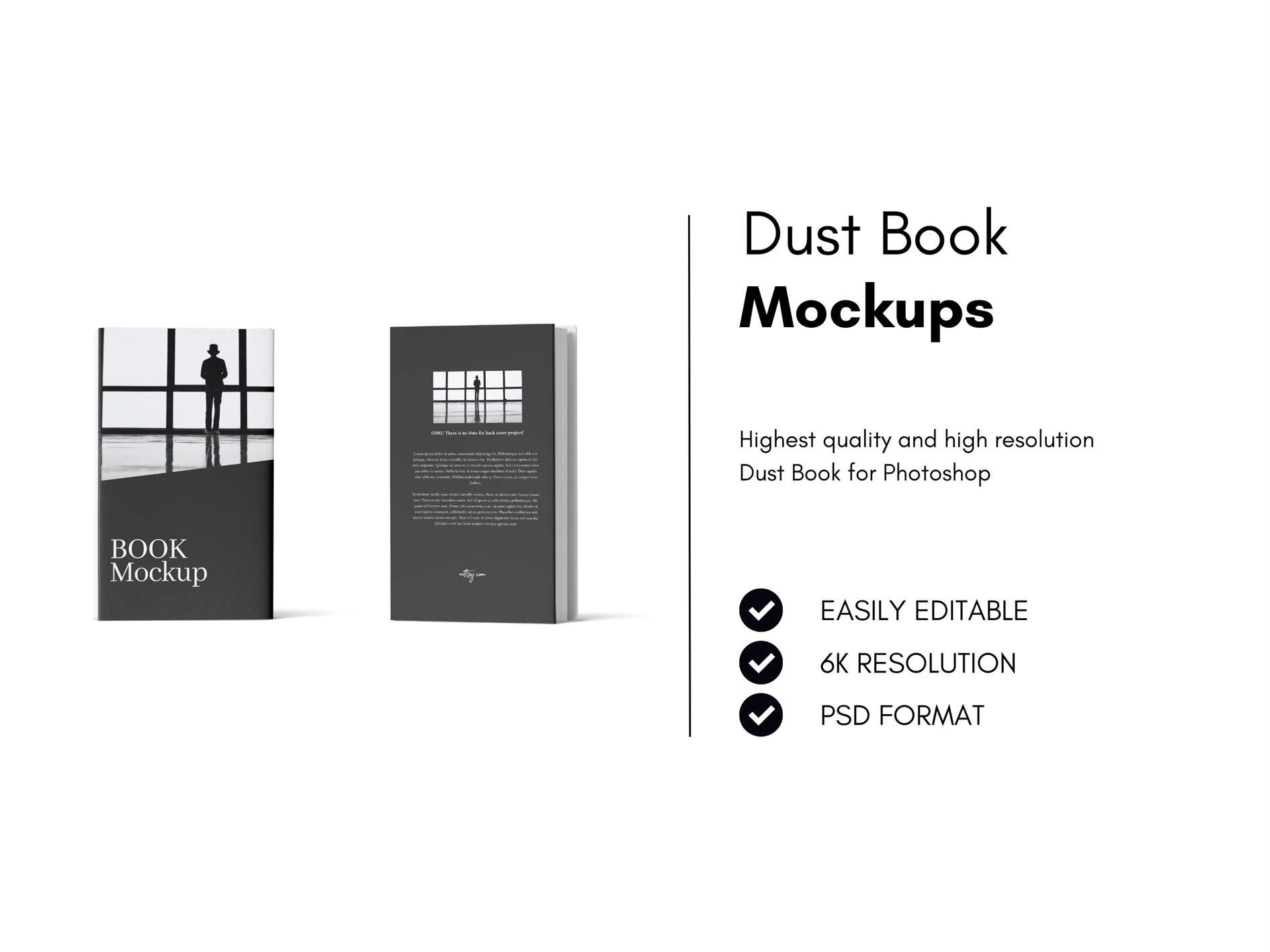 Dust Book Mockup