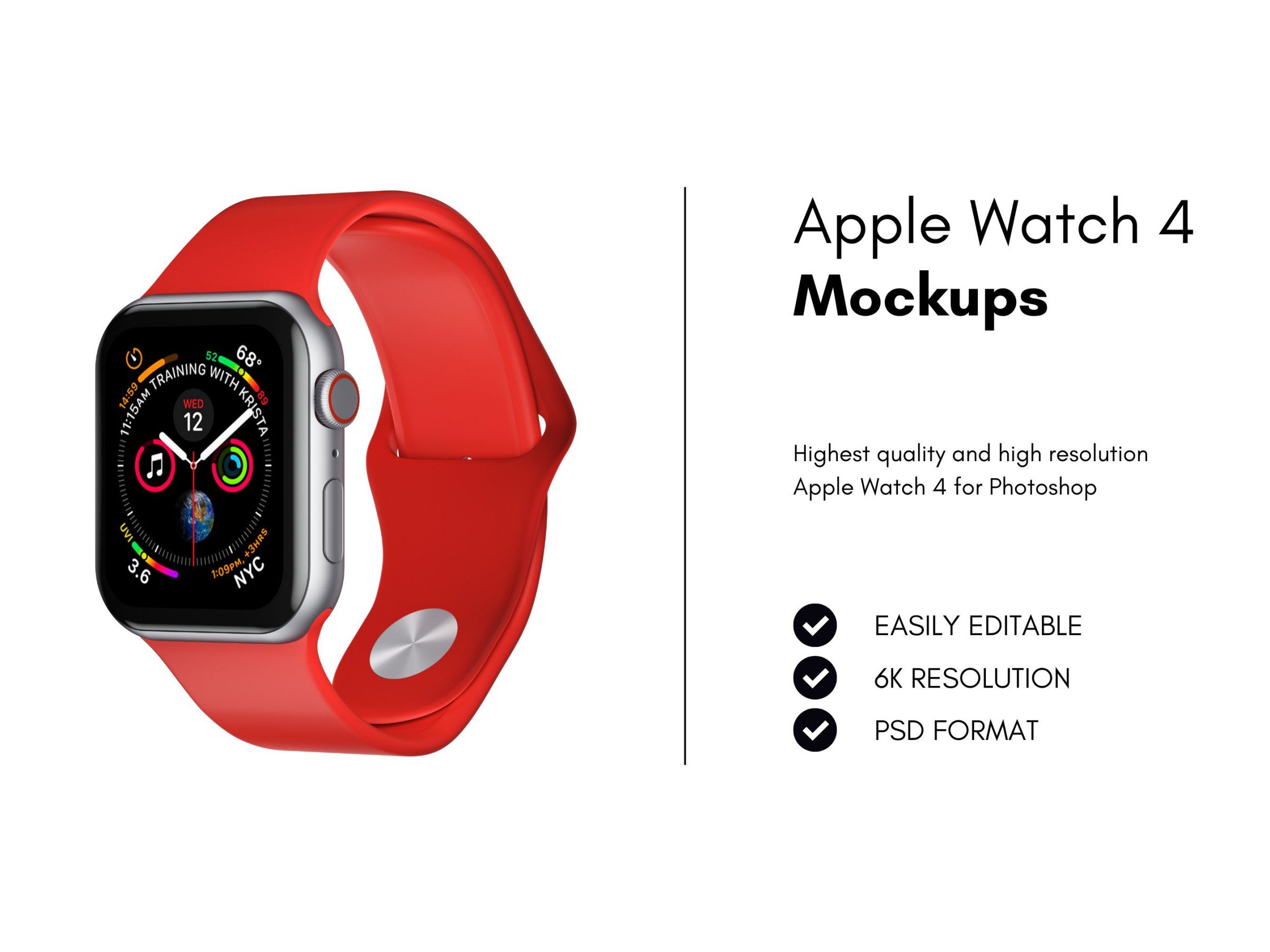 Apple Watch 4 Mockup