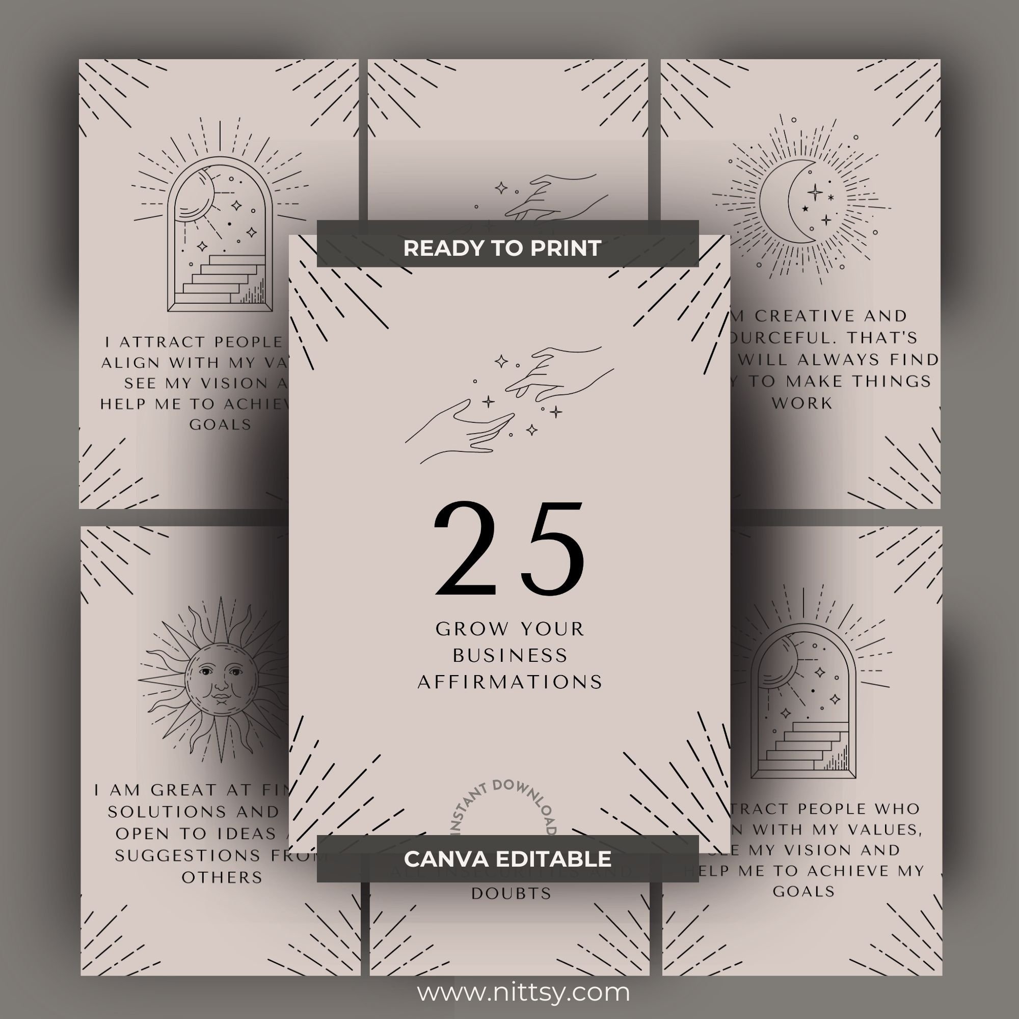 GROW YOUR BUSINESS AFFIRMATION CARDS
