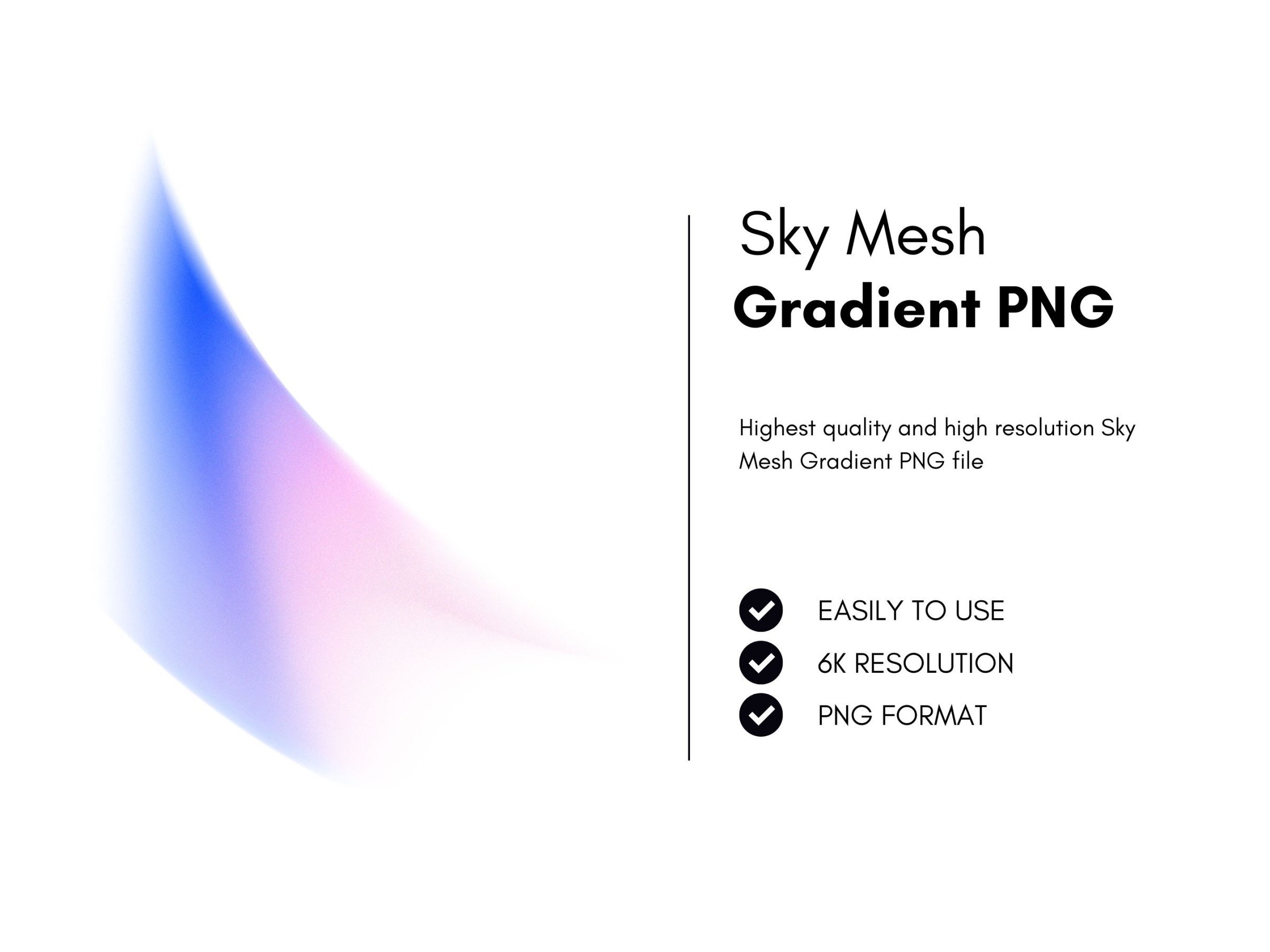 Mesh Gradient Sky PNG