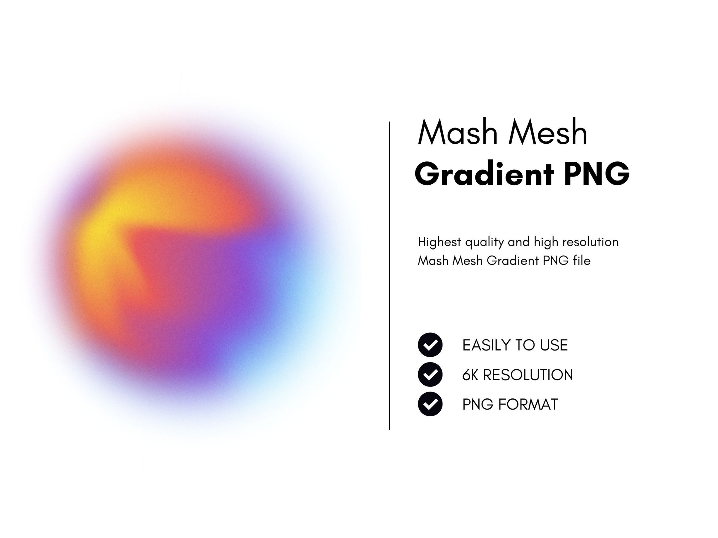 Mesh Gradient Mash PNG