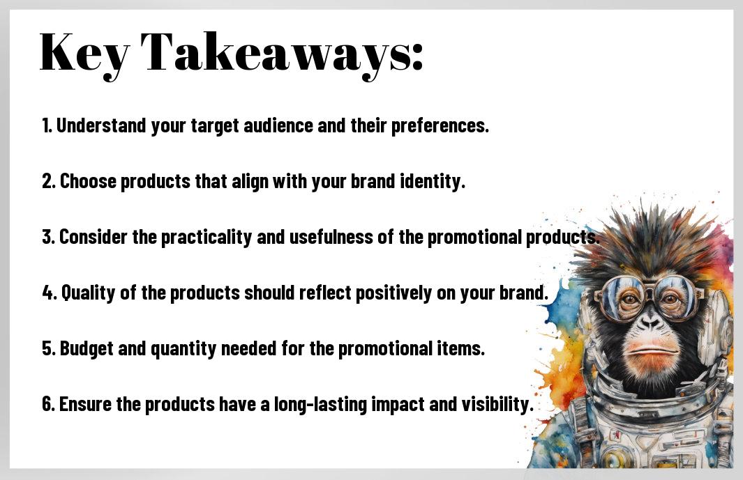 What Are the Essential Factors to Consider When Choosing Promotional Products?