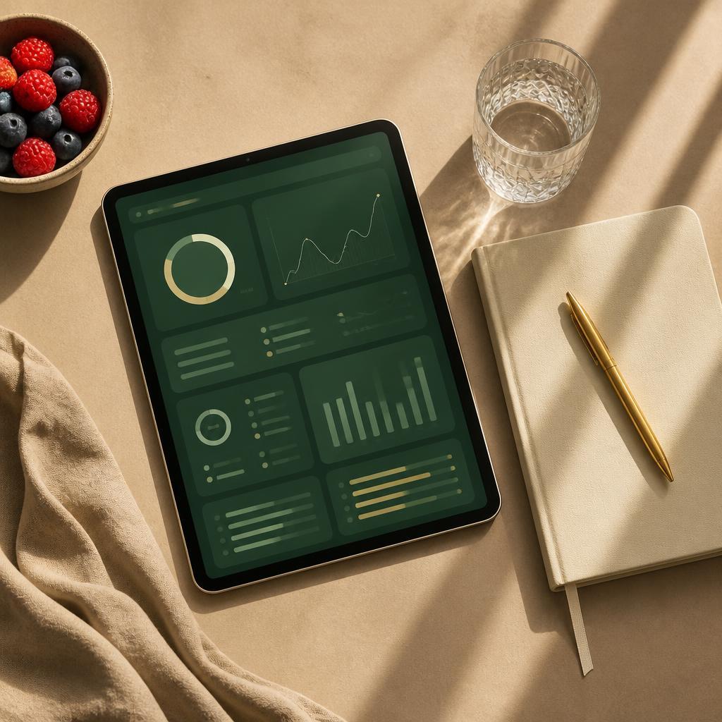 Guided protocol: nutrition, tracking & habit design with weekly modules
