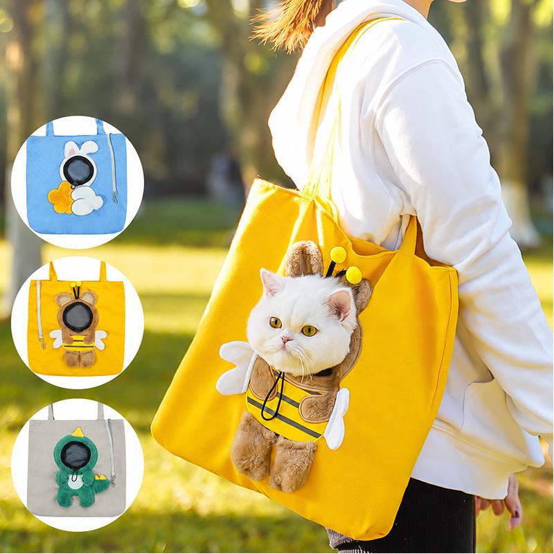 Head-Out Pet Carrier Tote Bag for Small Dogs & Cats