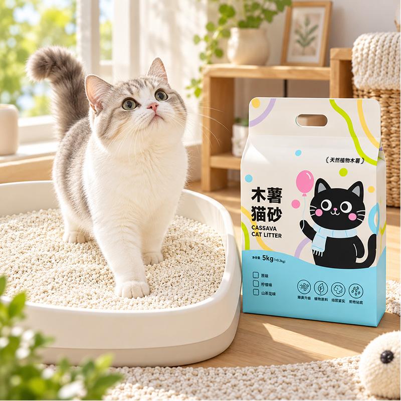 Cassava Cat Litter | Low Dust, Fast Clumping & Odor Control
