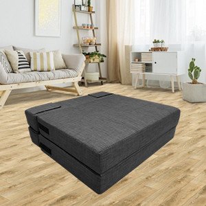                                                             Pianer s ​sofa bed saves space for office/home bedroom                                        Converted to a square floor seating allows more people to sit on it.  Perfect for small apartment,college dorms, living room and gaming room.  You can also use it as ottoman to relax and rest.     