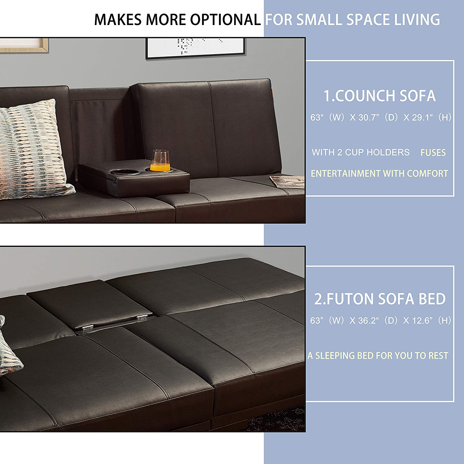 The fold-down middle armrest with 2 cup holders allows you and yourβ¦