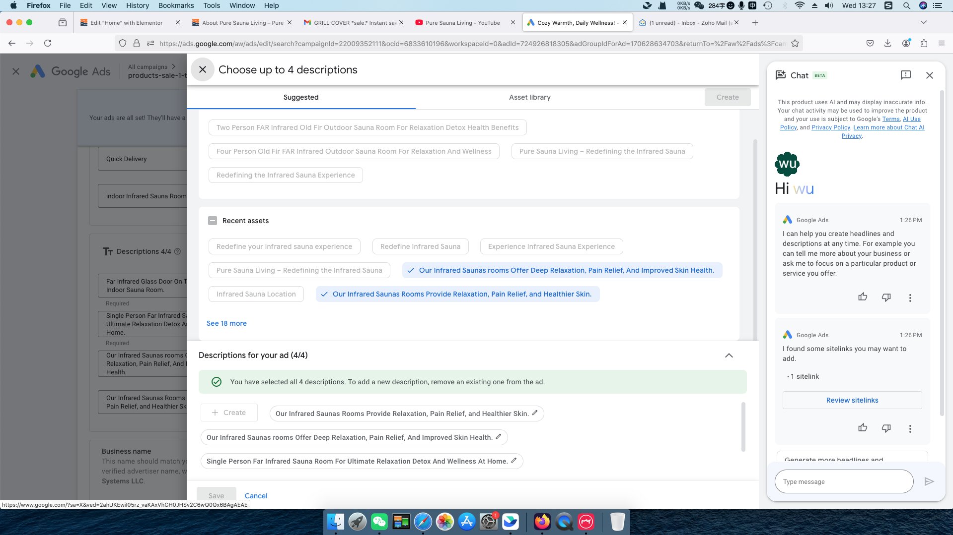 7谷歌广告设置-4个descriptions填写