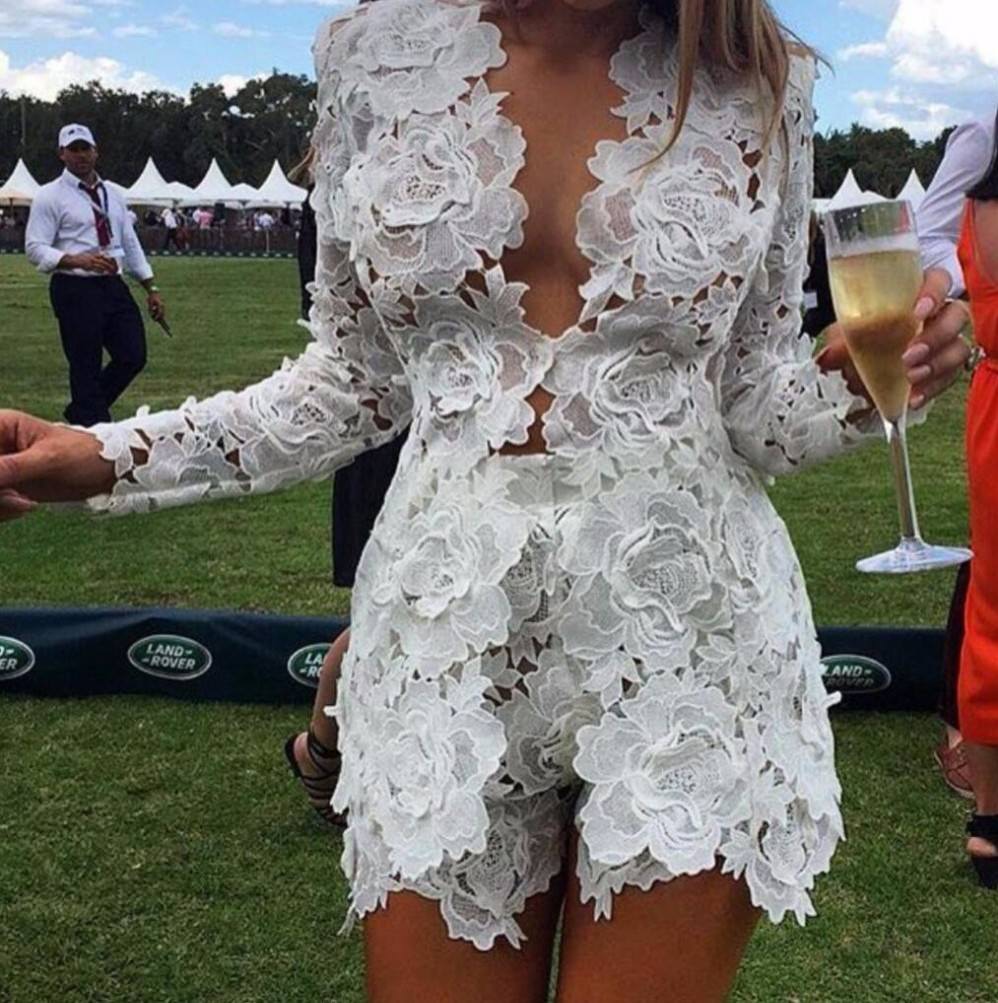 3D Floral Two Piece Romper Set