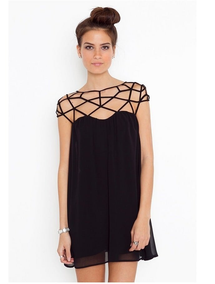 Fashion woven chiffon dress