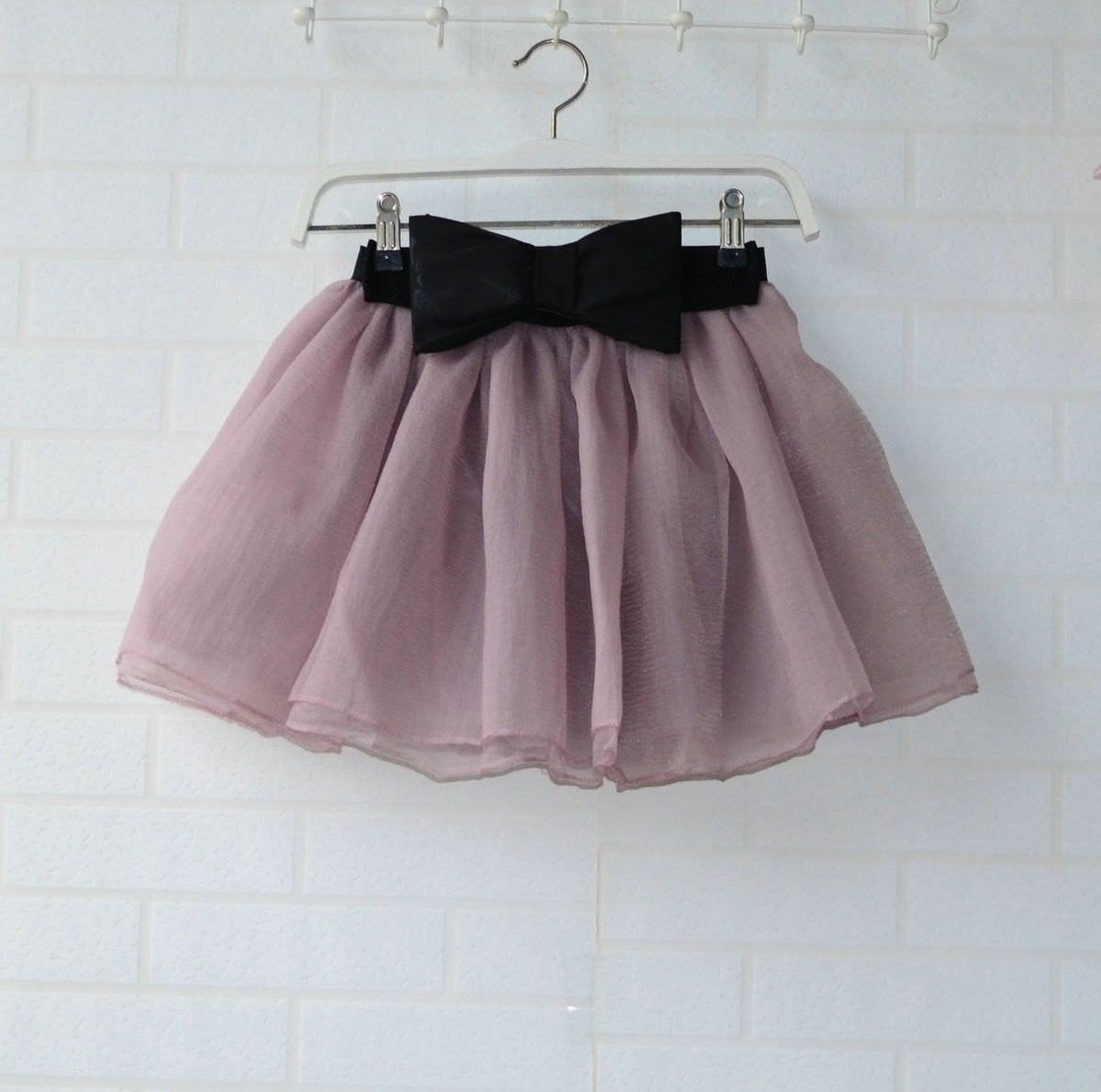 Tutu Bubble Short Elastic Waist Gauze Skirt