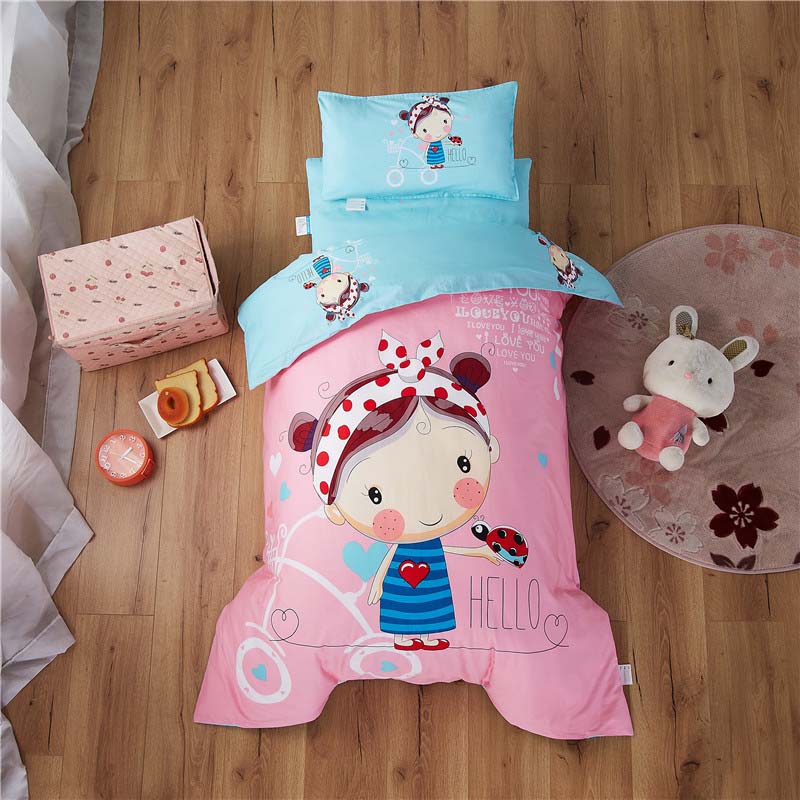 Hello Ladybug Bedding set 3-Piece Cotton Crib and Toddler