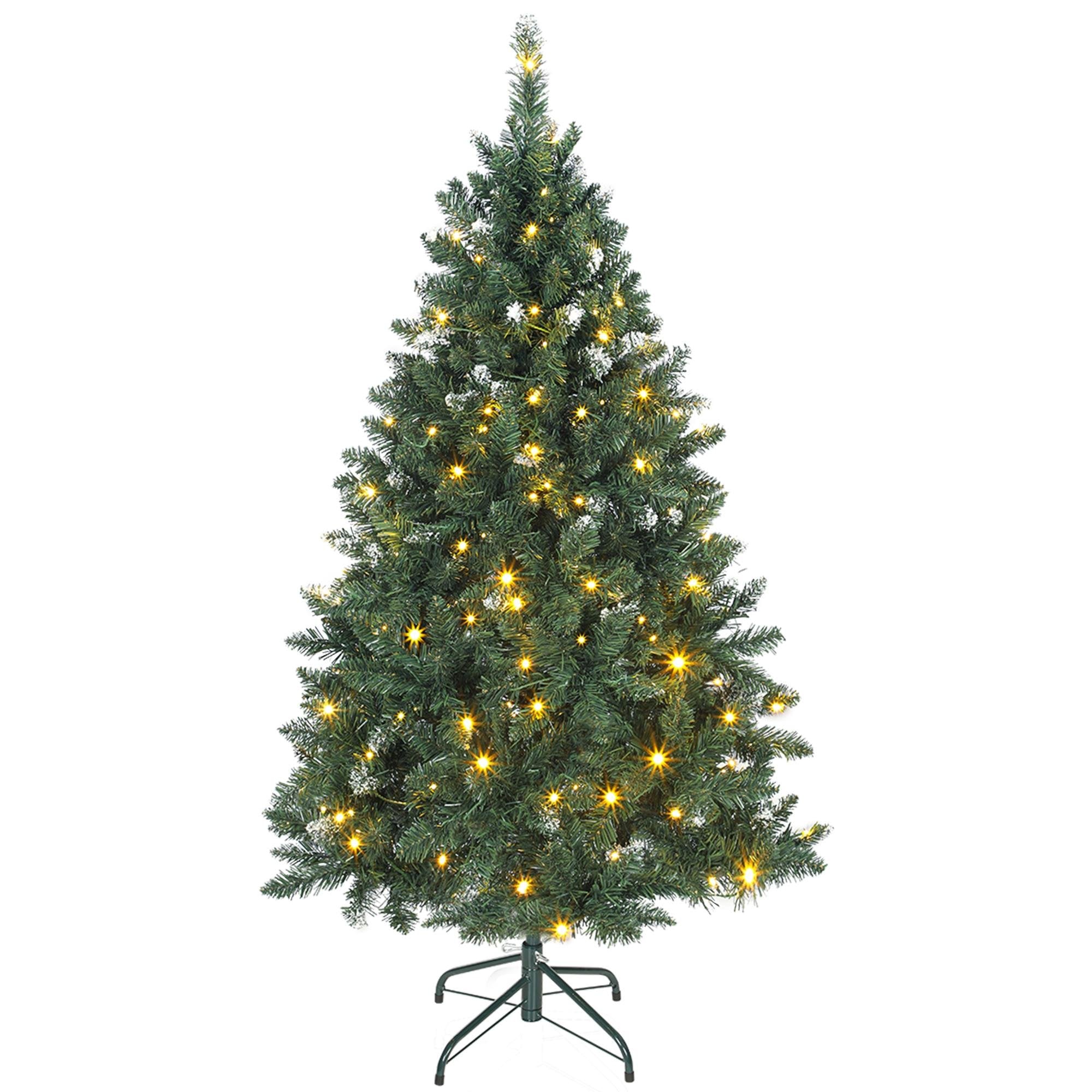 5 Ft Frosted Spruce Tree with Dual-Colour LED Lights