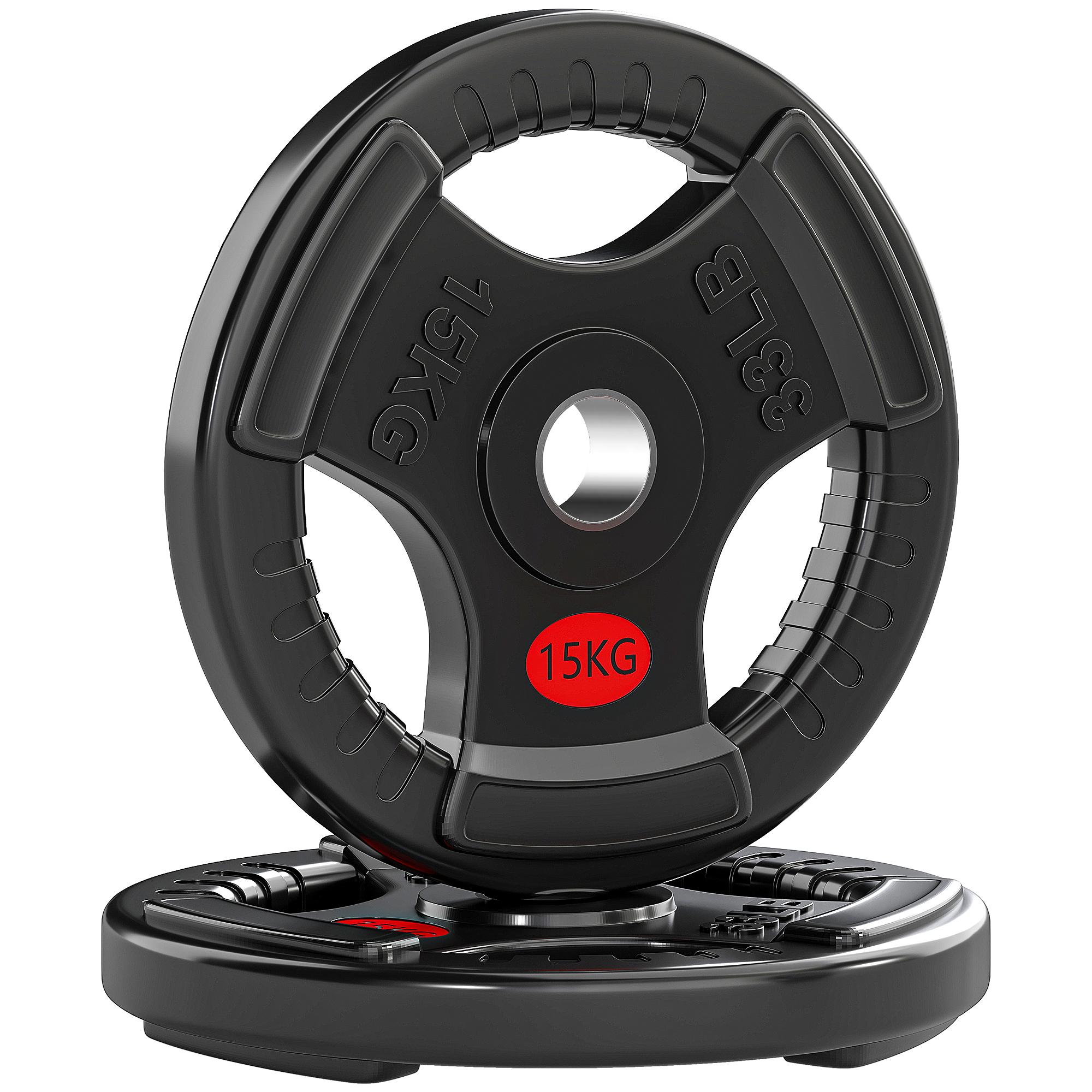 15kg Tri-Grip Plates, 2 x 33 lb Set