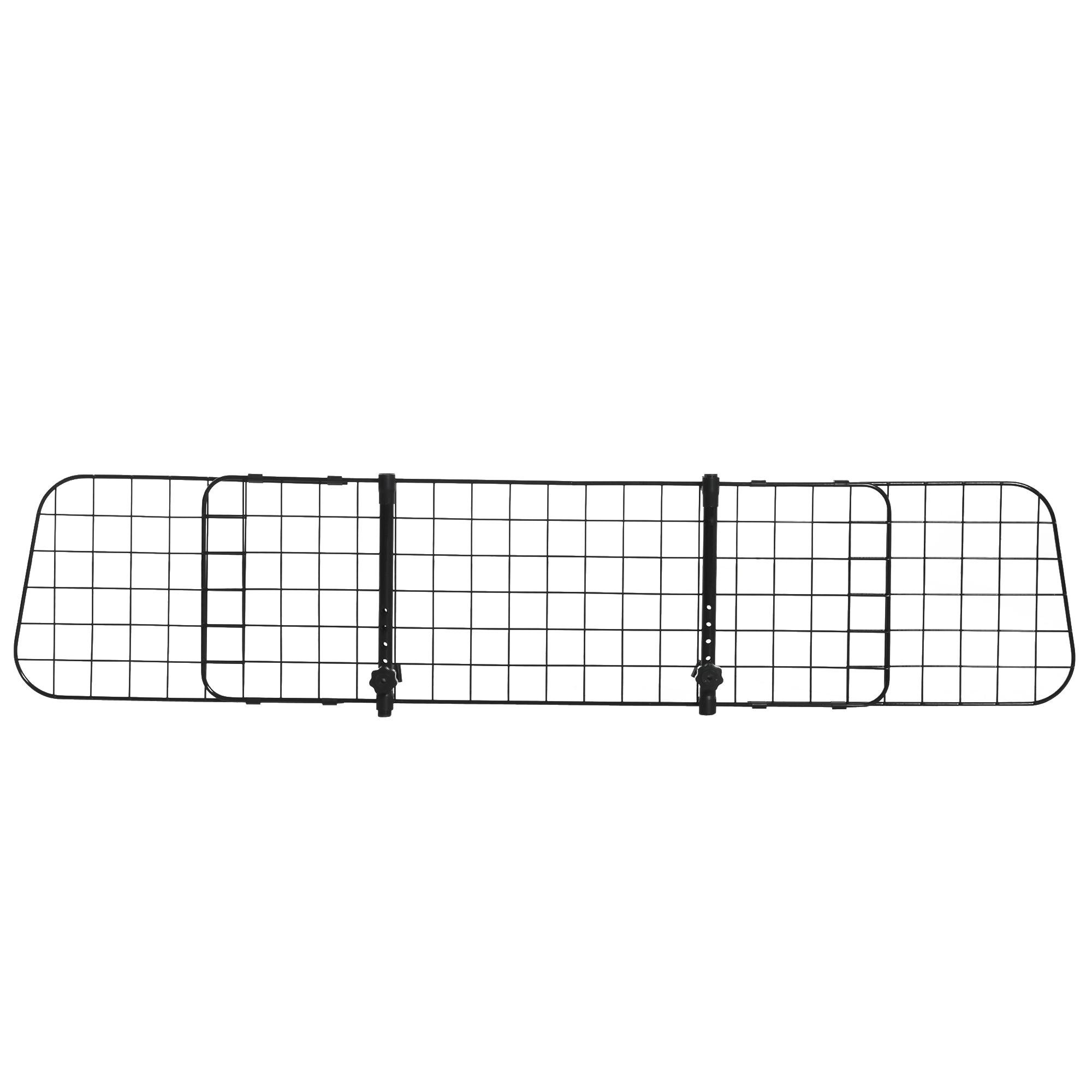 Black Wire Car Barrier, Adjustable 36"-60" SUV Gate