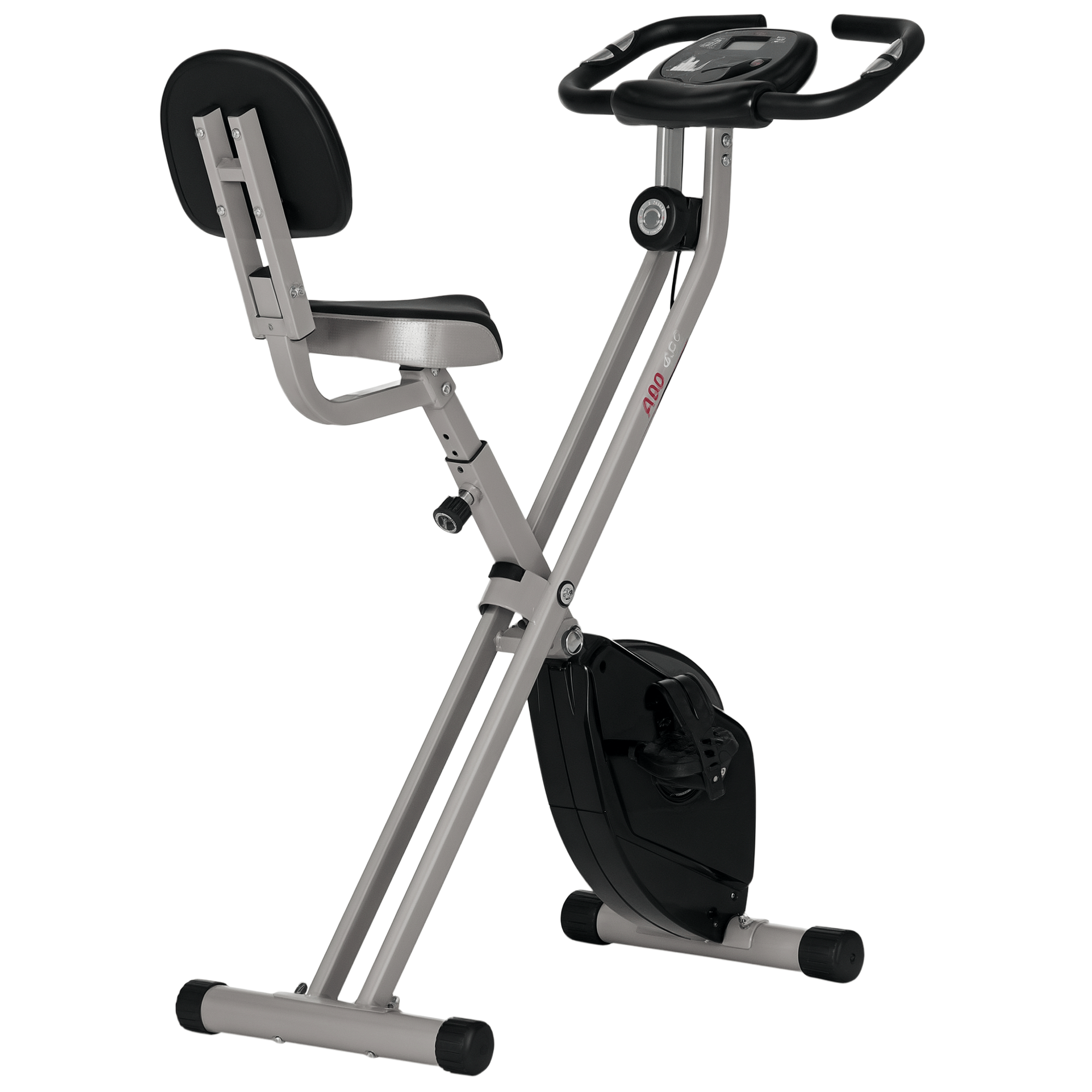 Black 8-Level Magnetic Exercise Bike for Home Cardio