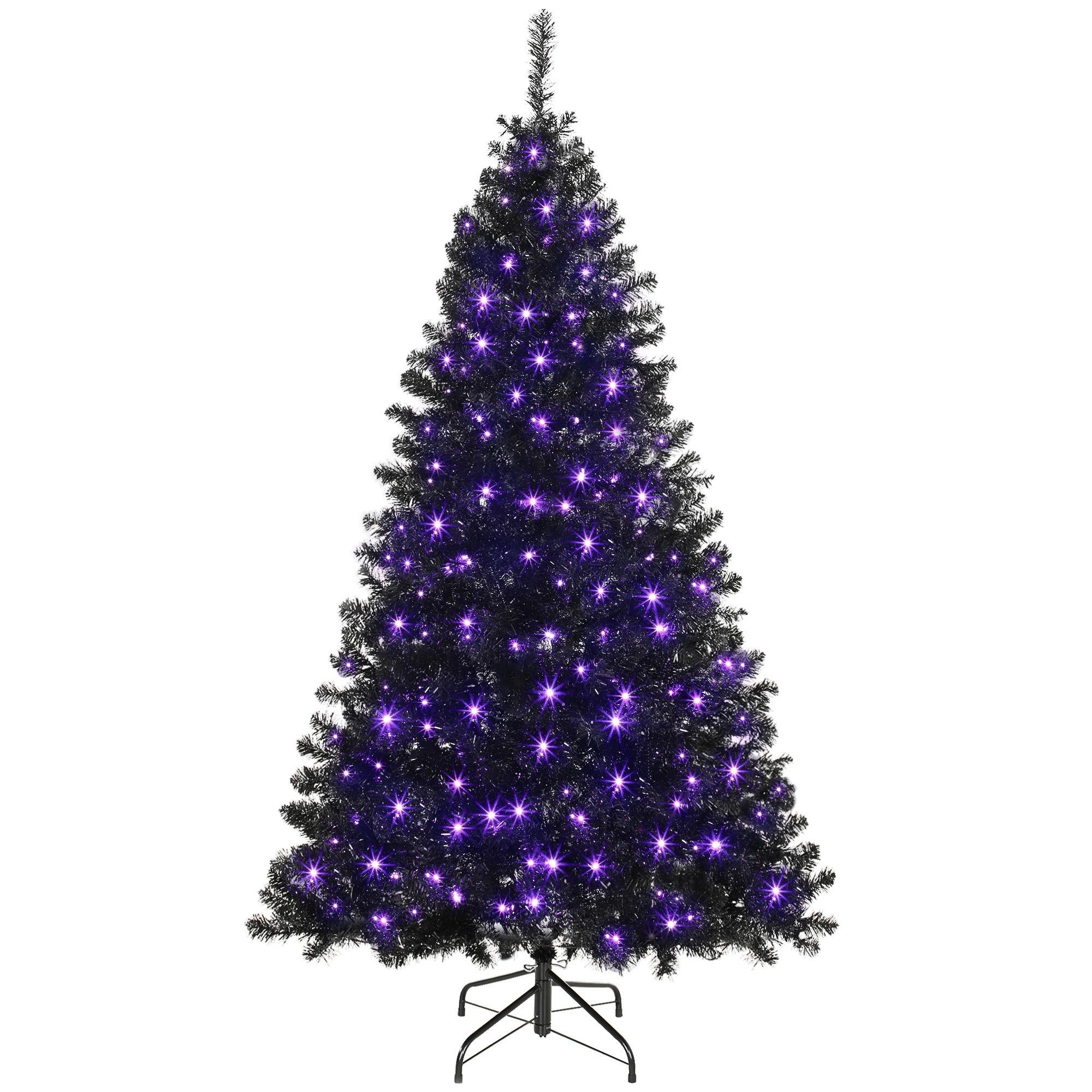 6 ft Purple LED Tree with 680 Constant-On Lights