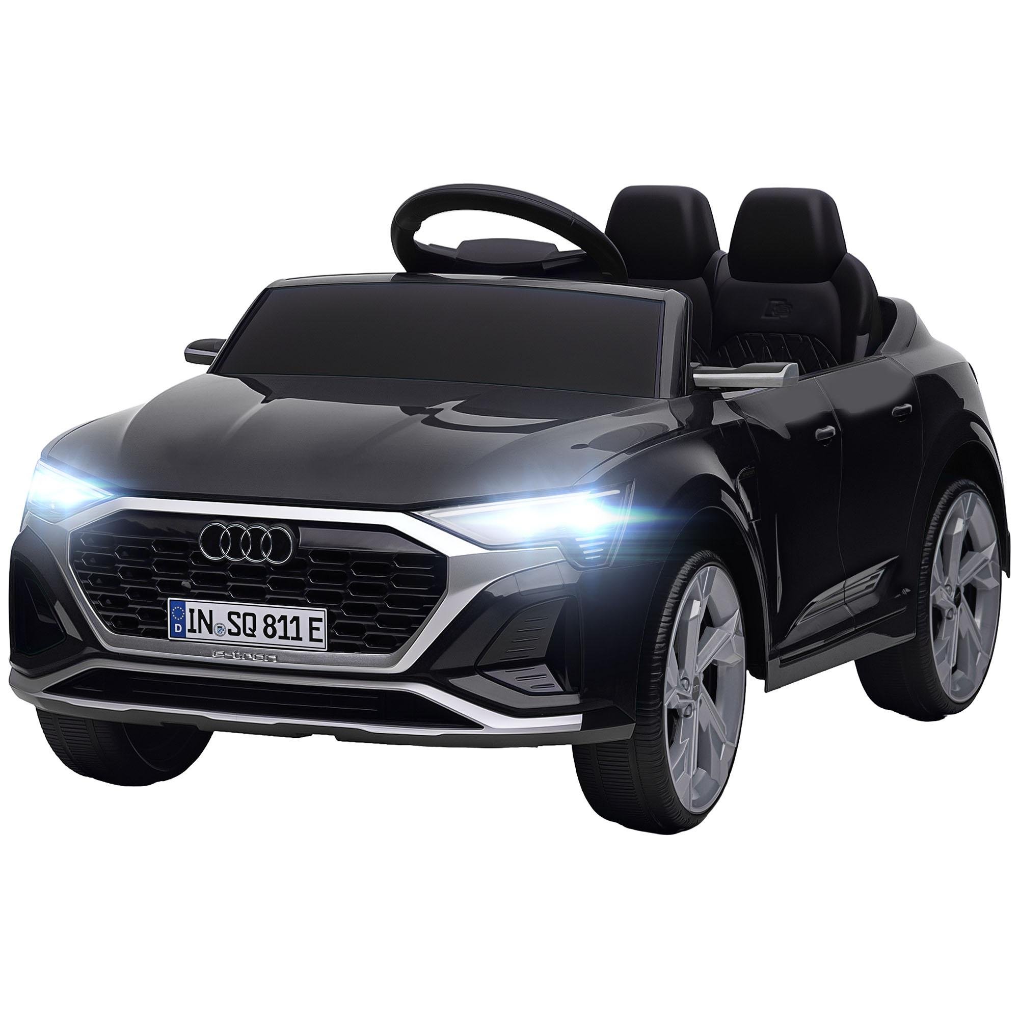 Black Licensed Electric Car with Remote Control
