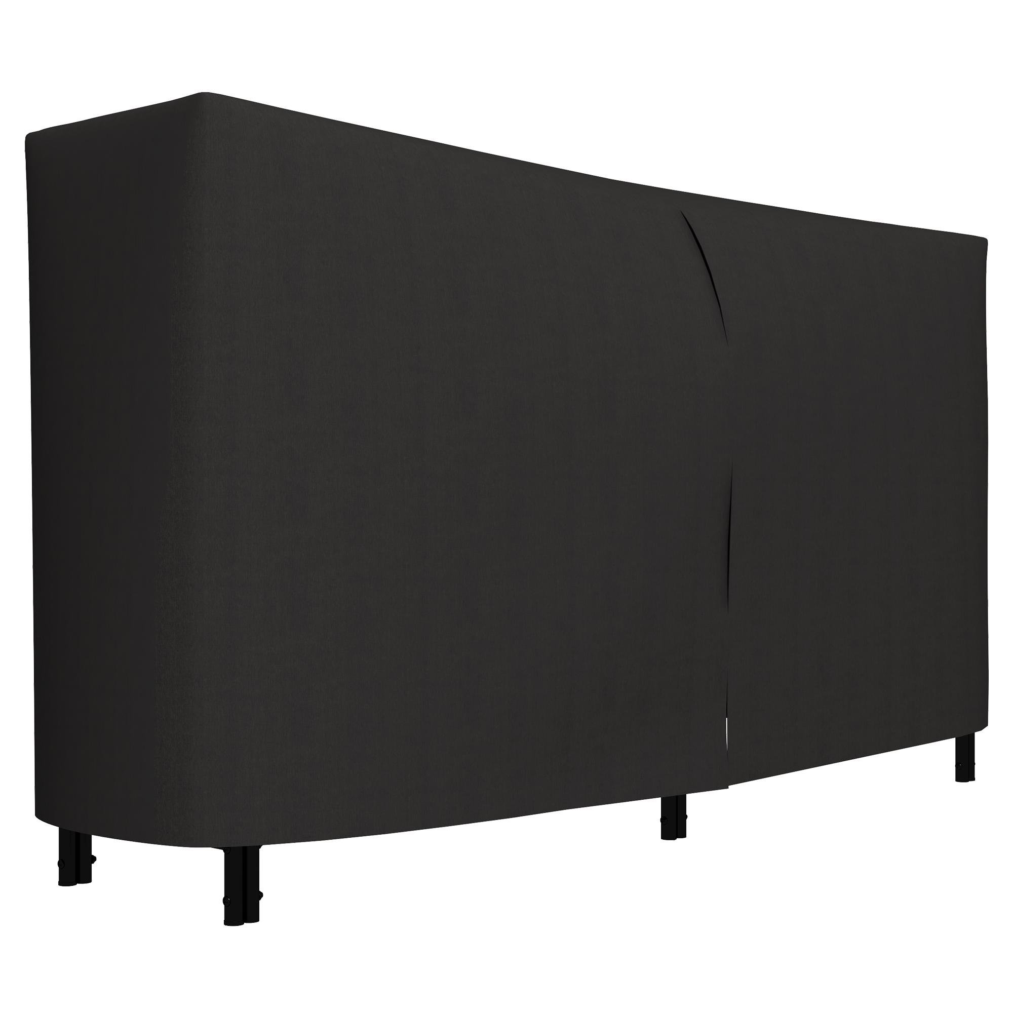 6ft Covered Firewood Rack with Waterproof Cover