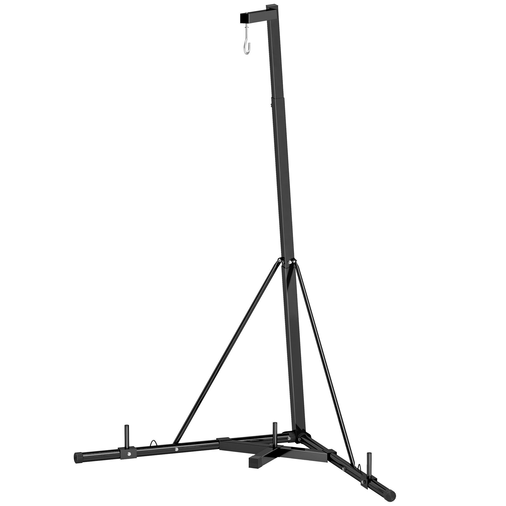 Foldable Steel Punch Bag Stand, Adjustable Height