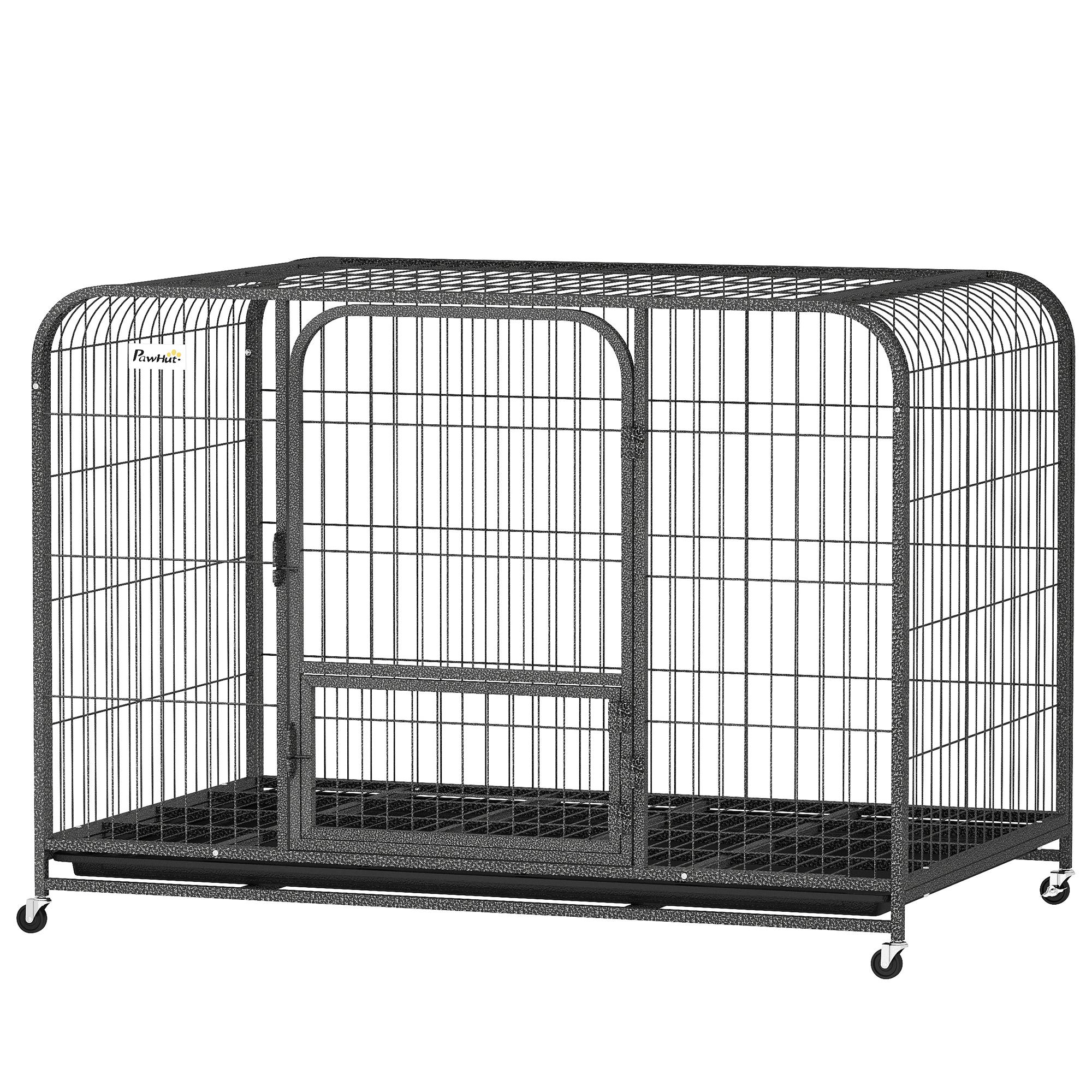 48 Inch Triple Door Crate with Heavy-Duty Frame