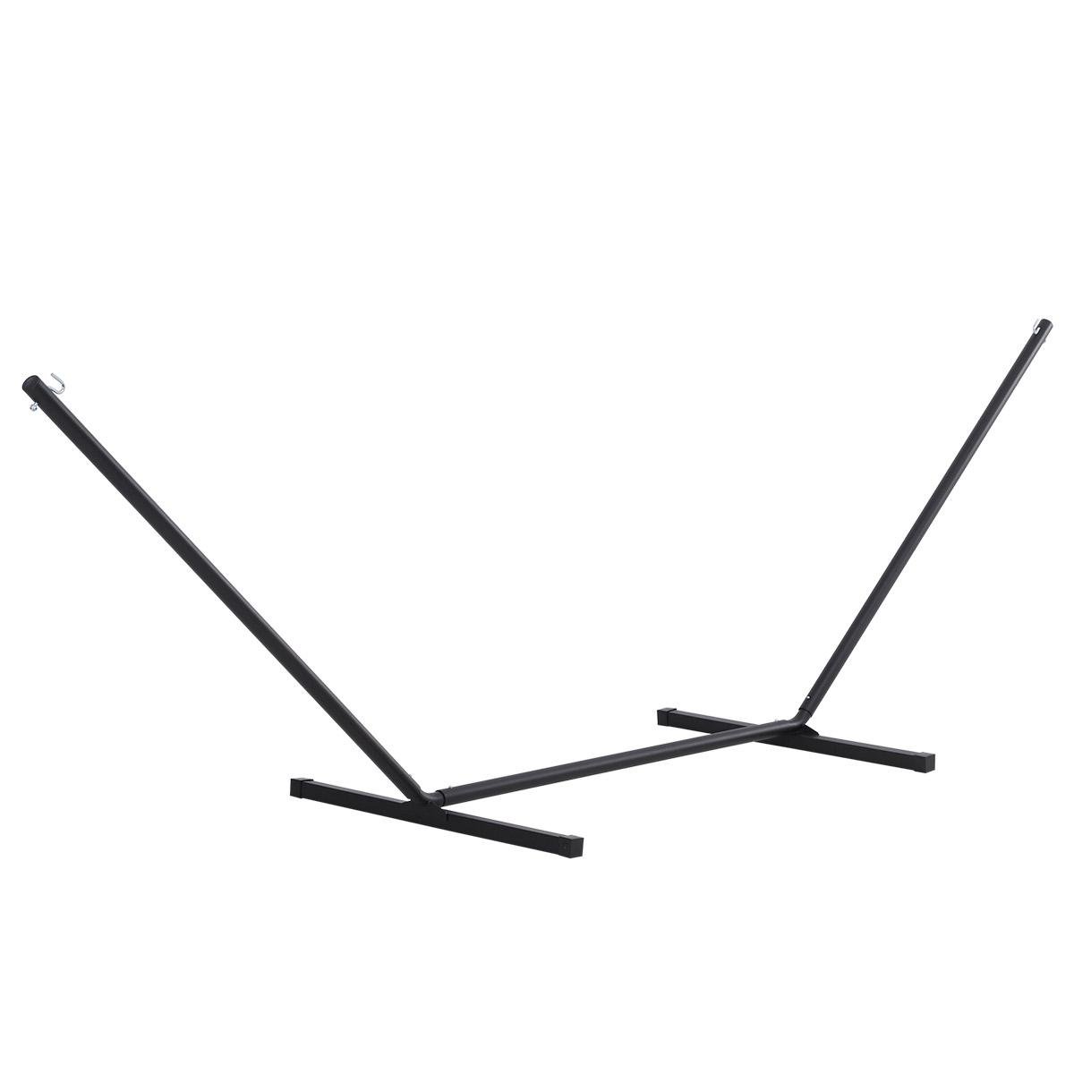 Black 11.8 ft Hammock Stand, Heavy-Duty Metal Frame
