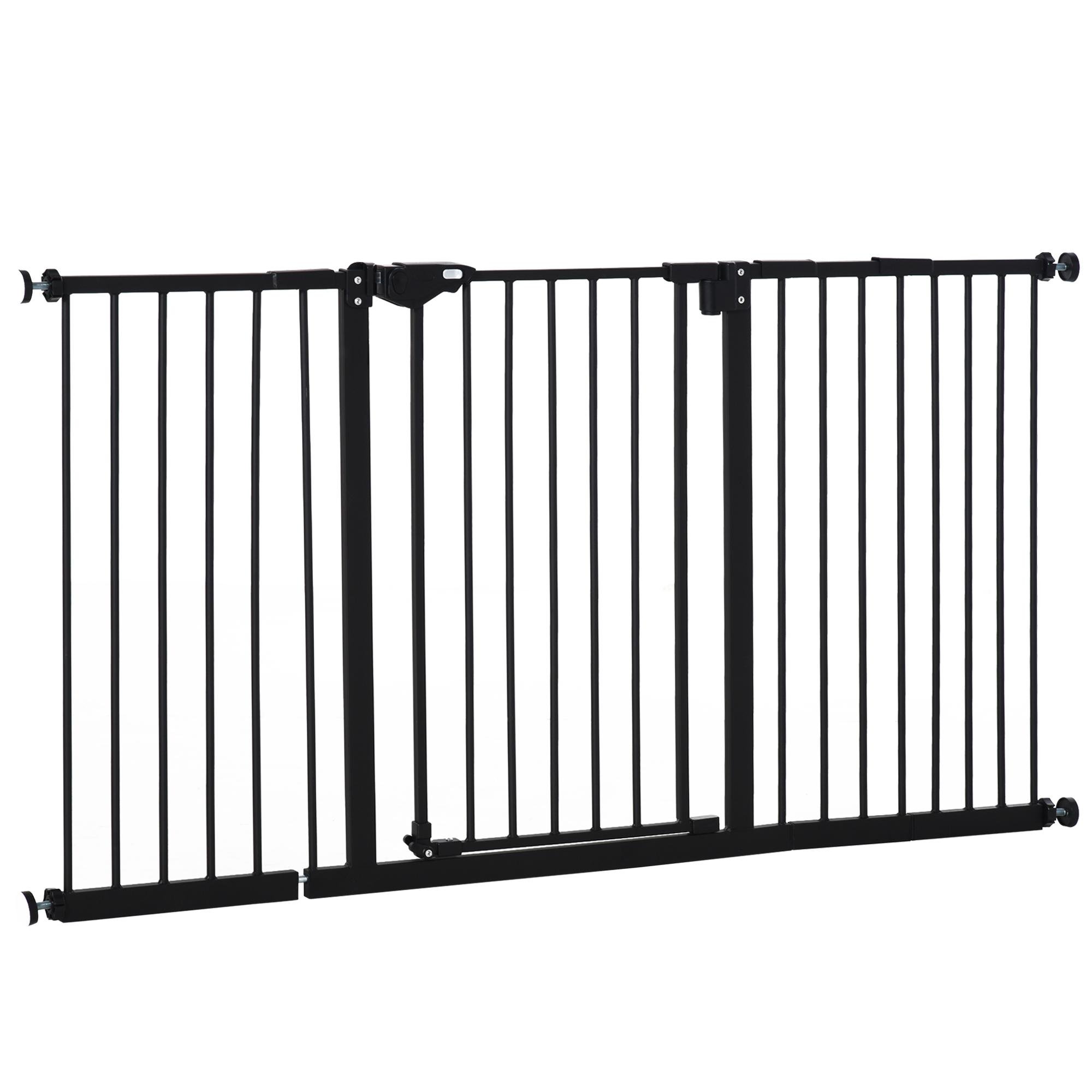 Adjustable Width Metal Pet Gate, 29.1–58.1 in Wide