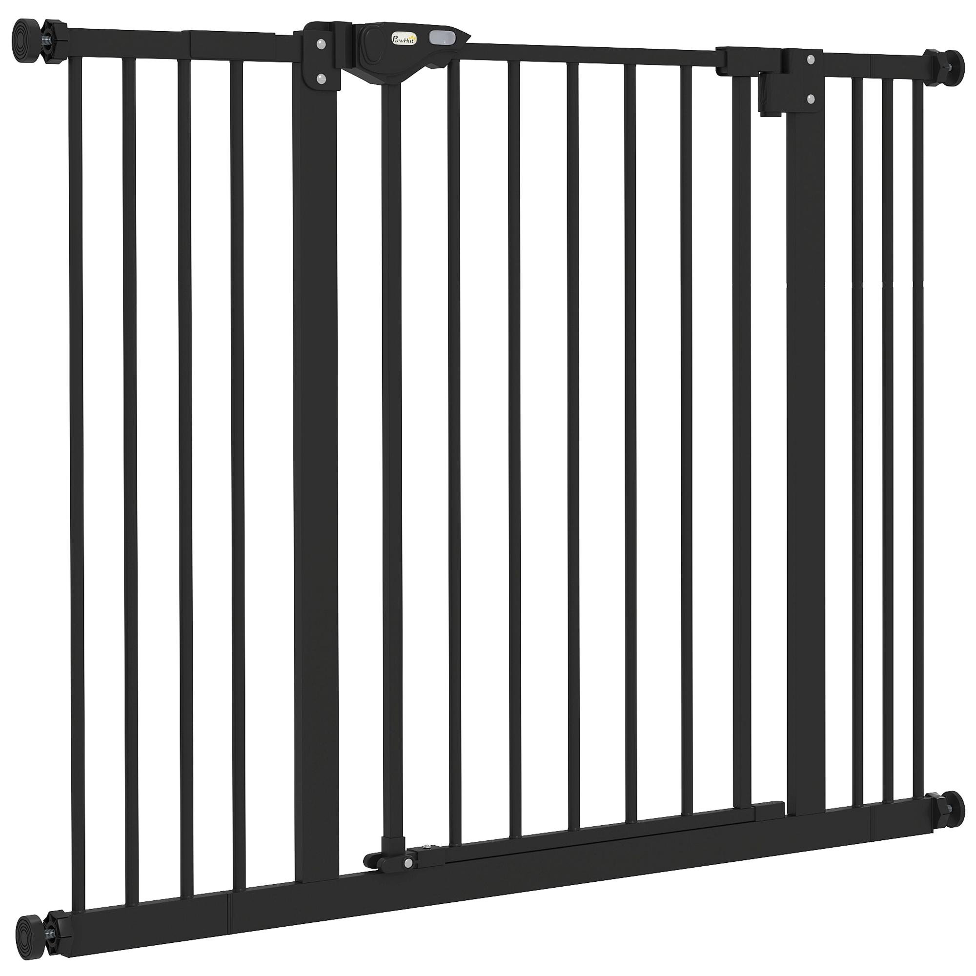 30 Inch Metal Dog Gate with Adjustable Width