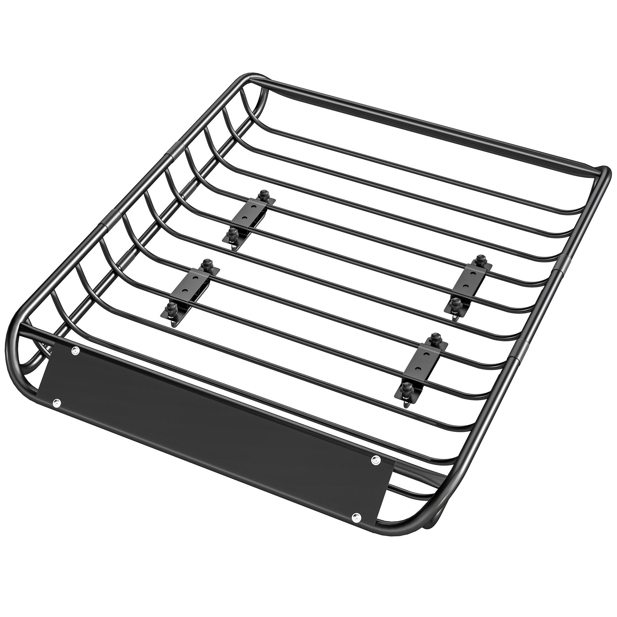 Black Metal Roof Basket, 150 lb Capacity, 45.7 in