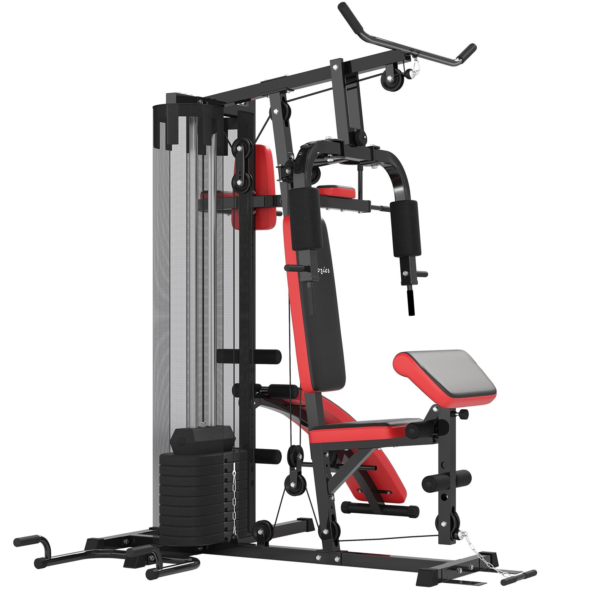 45 kg Multifunction Power Tower with Adjustable Bench