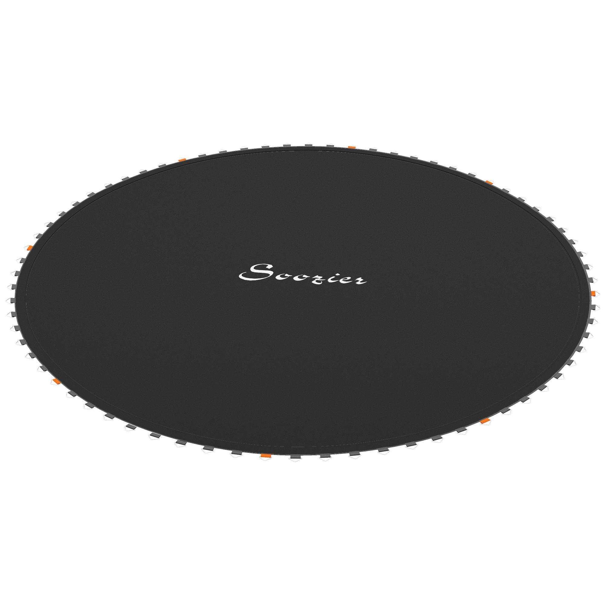 Black 14 ft Trampoline Mat with 80 V-Rings