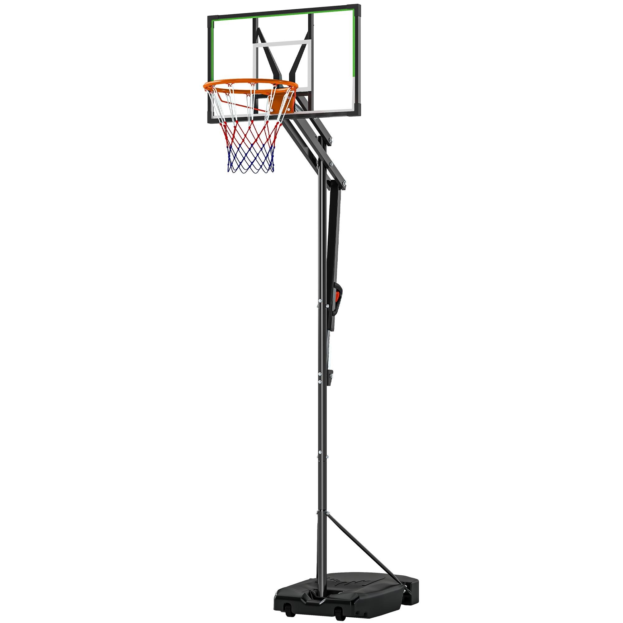 Water Fillable Basketball Hoop with Adjustable Height