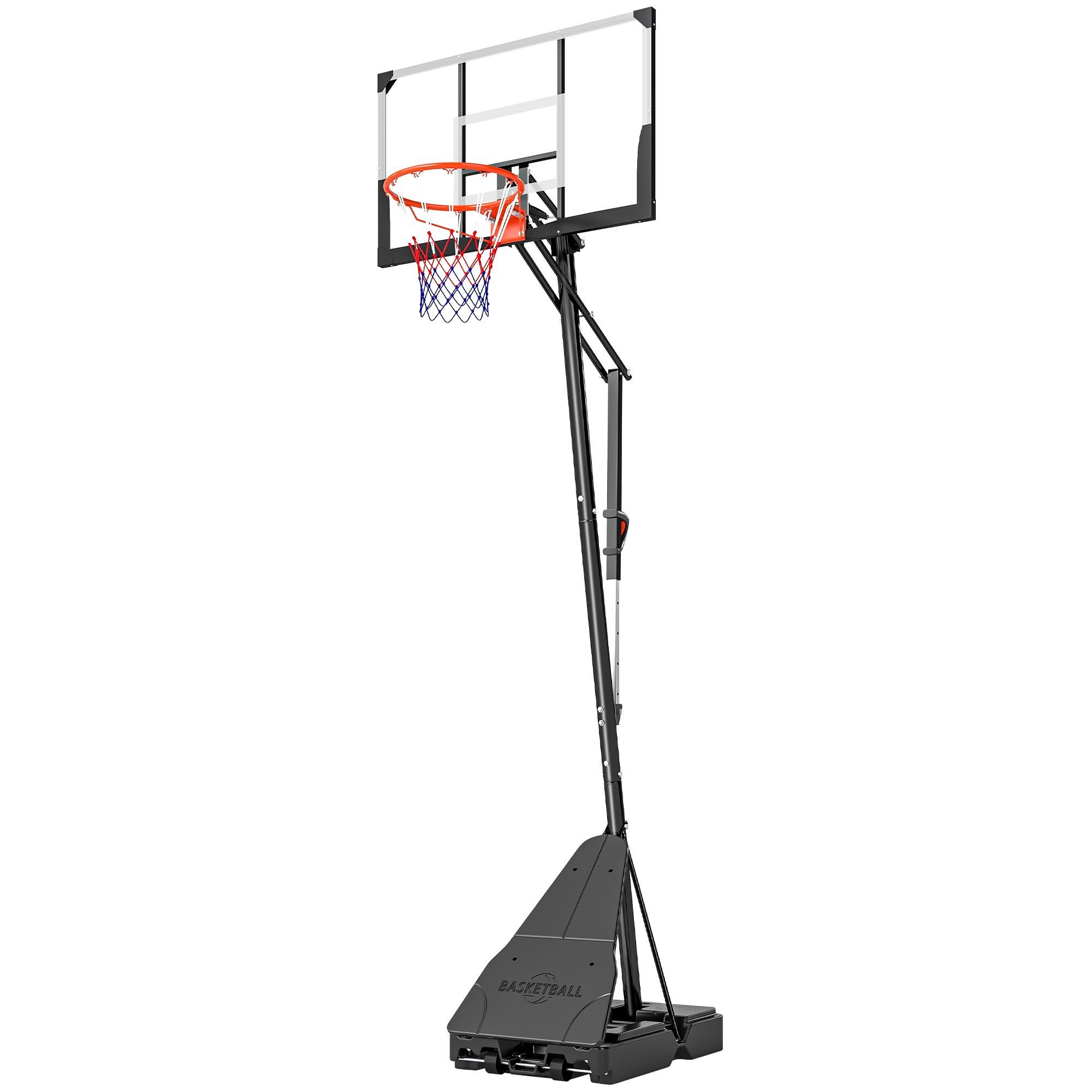 47 inch adjustable hoop with 5 height levels