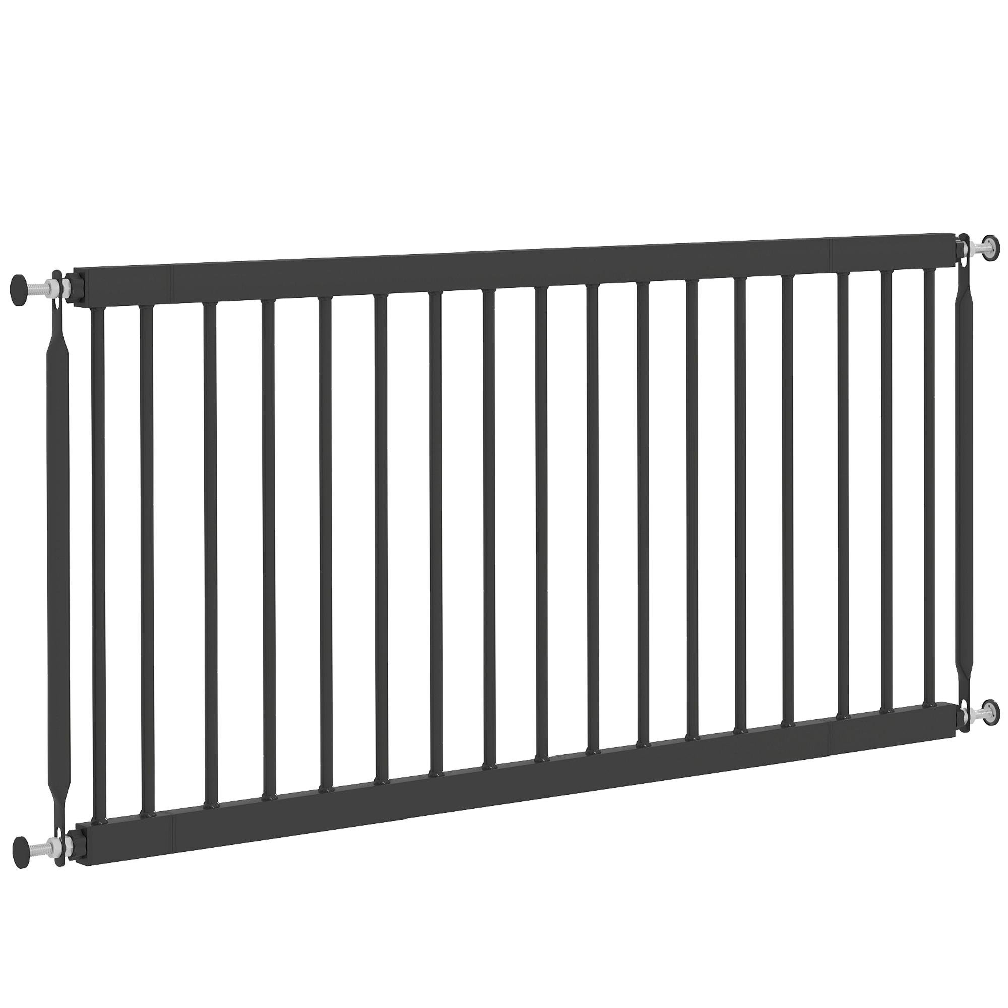 17.7 inch toy dog gate, Adjustable Black Pet Gate