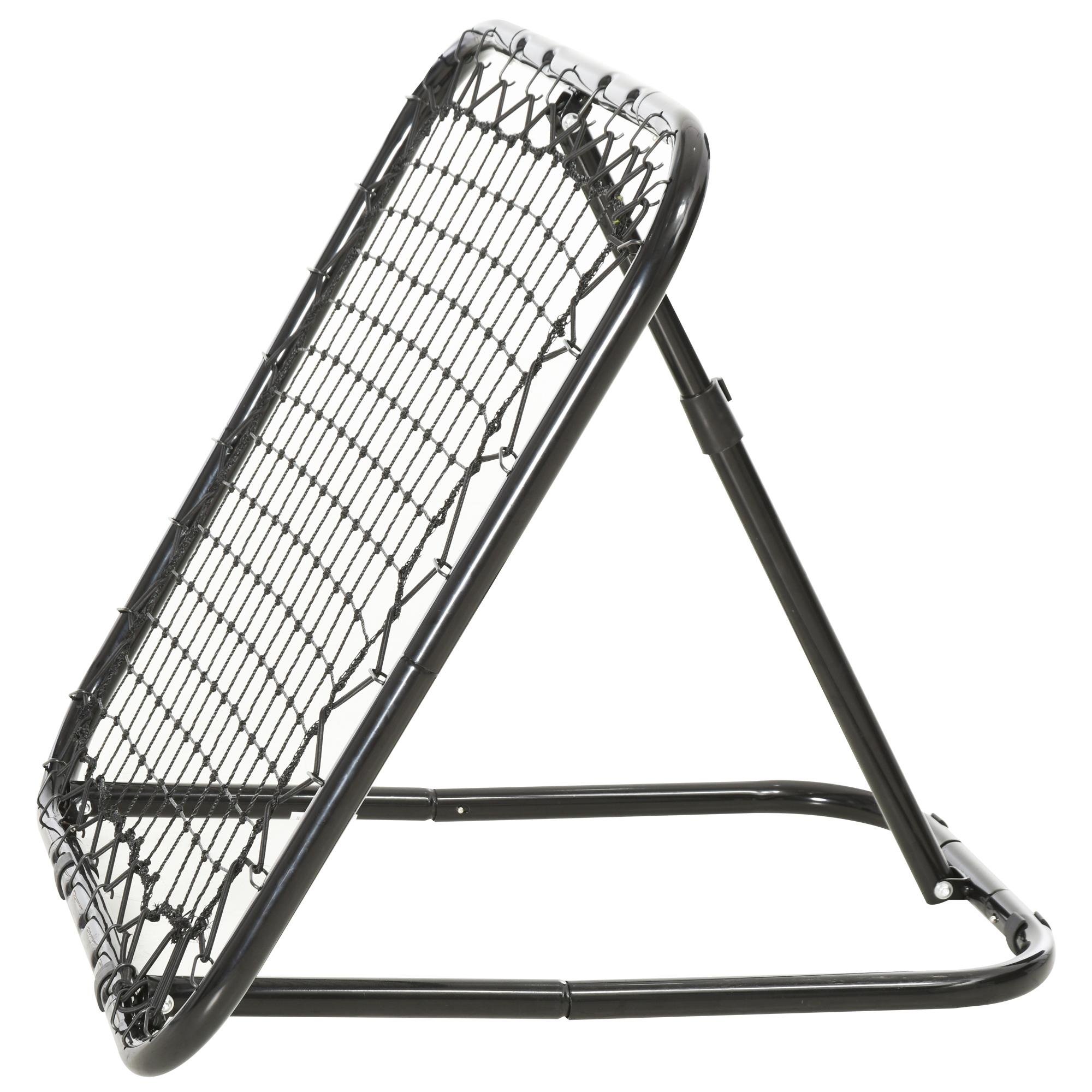 Black Soccer Rebounder, 3' x 3', 5-Angle Adjustable