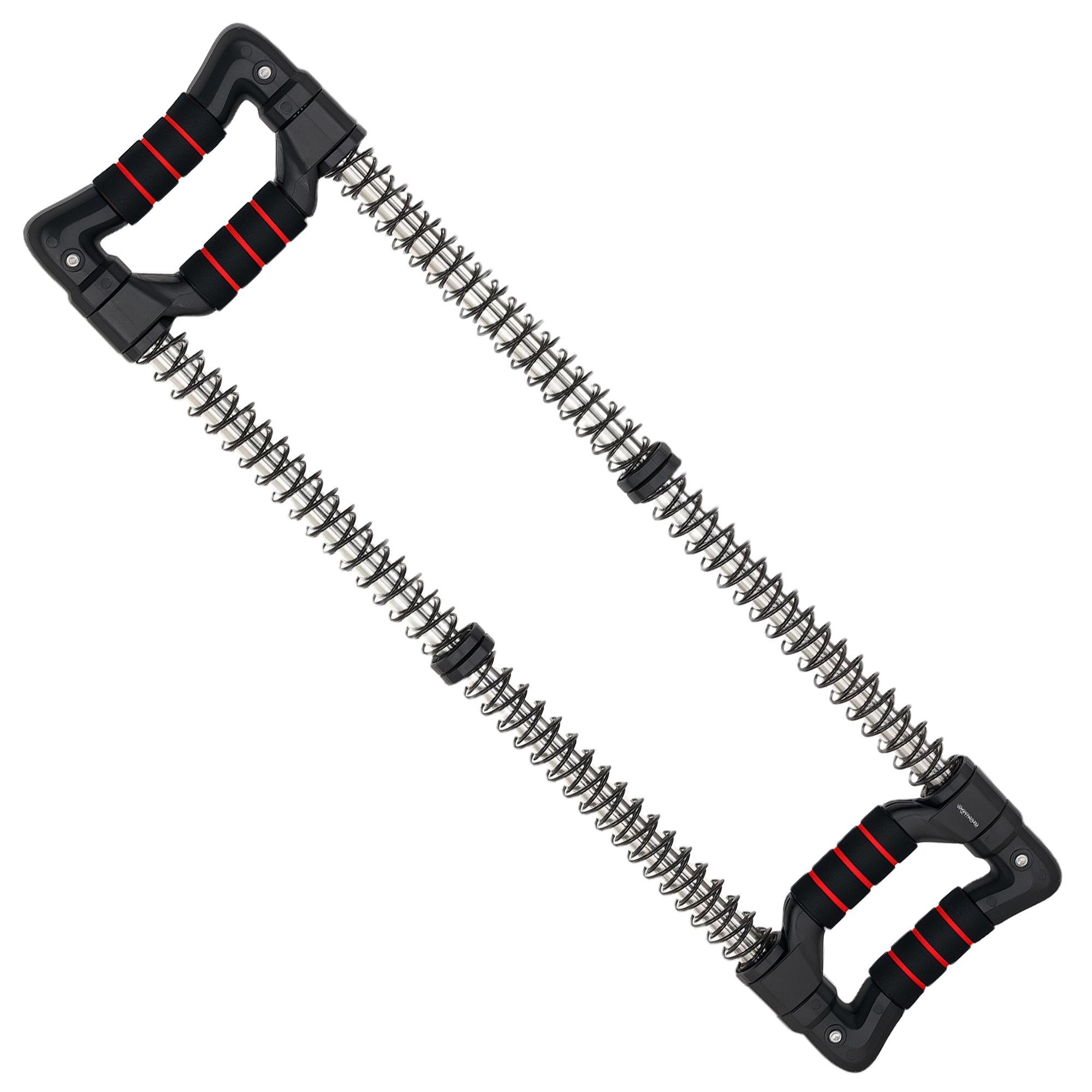 Black Stainless Steel Chest Expander, 22-110 lbs