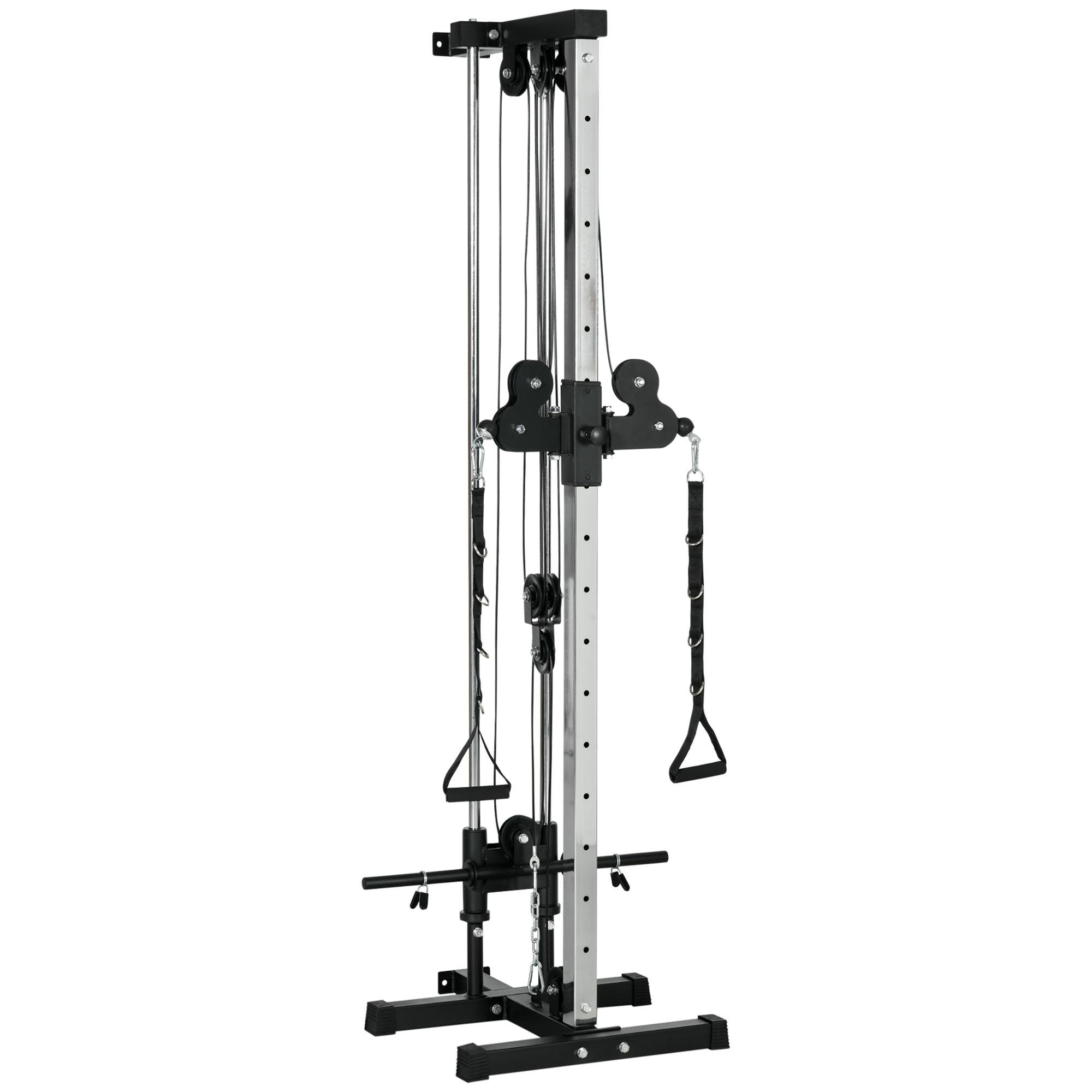 15-Position Steel Cable Station for Home Workouts